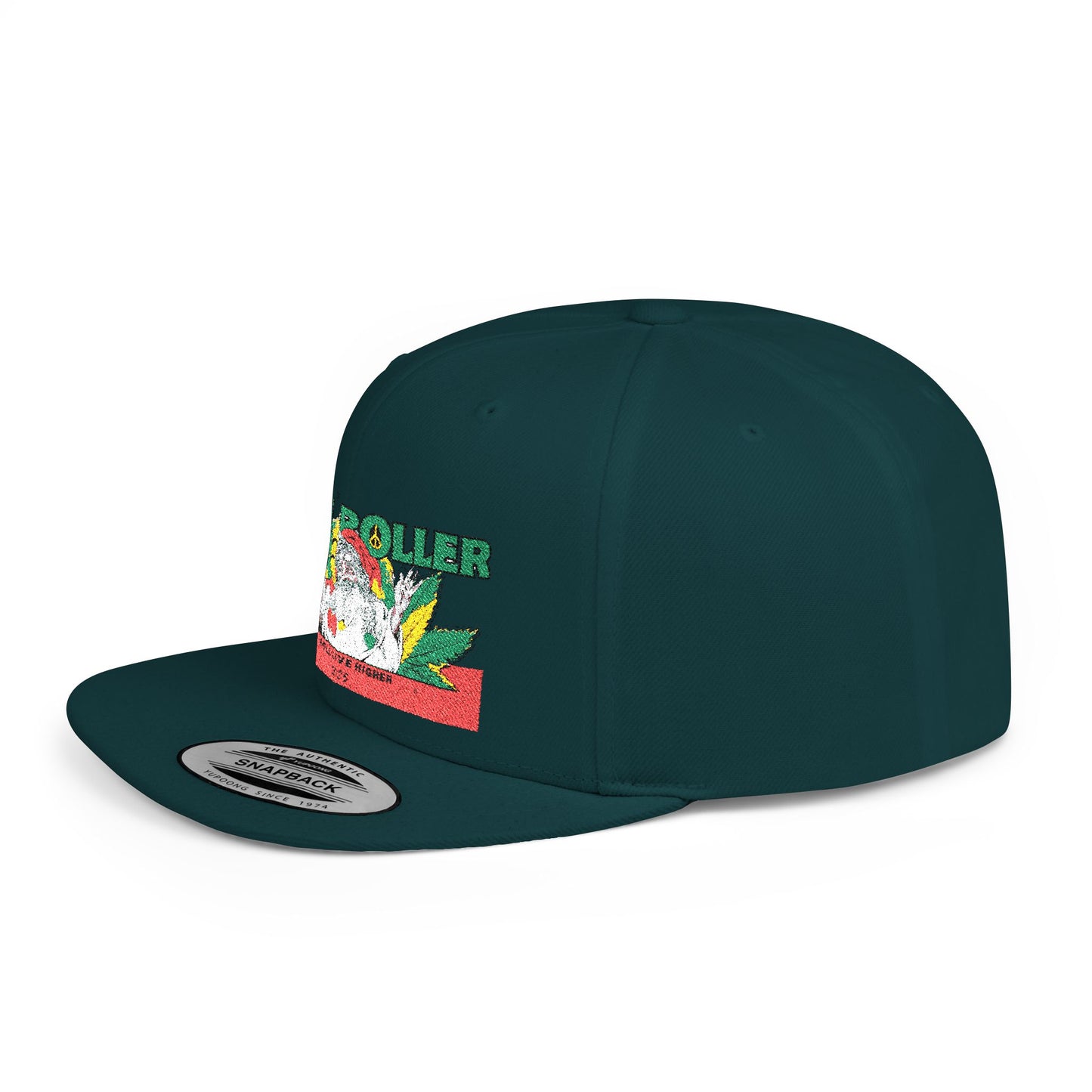 HIGH ROLLER Cannabis Culture Snapback Cap