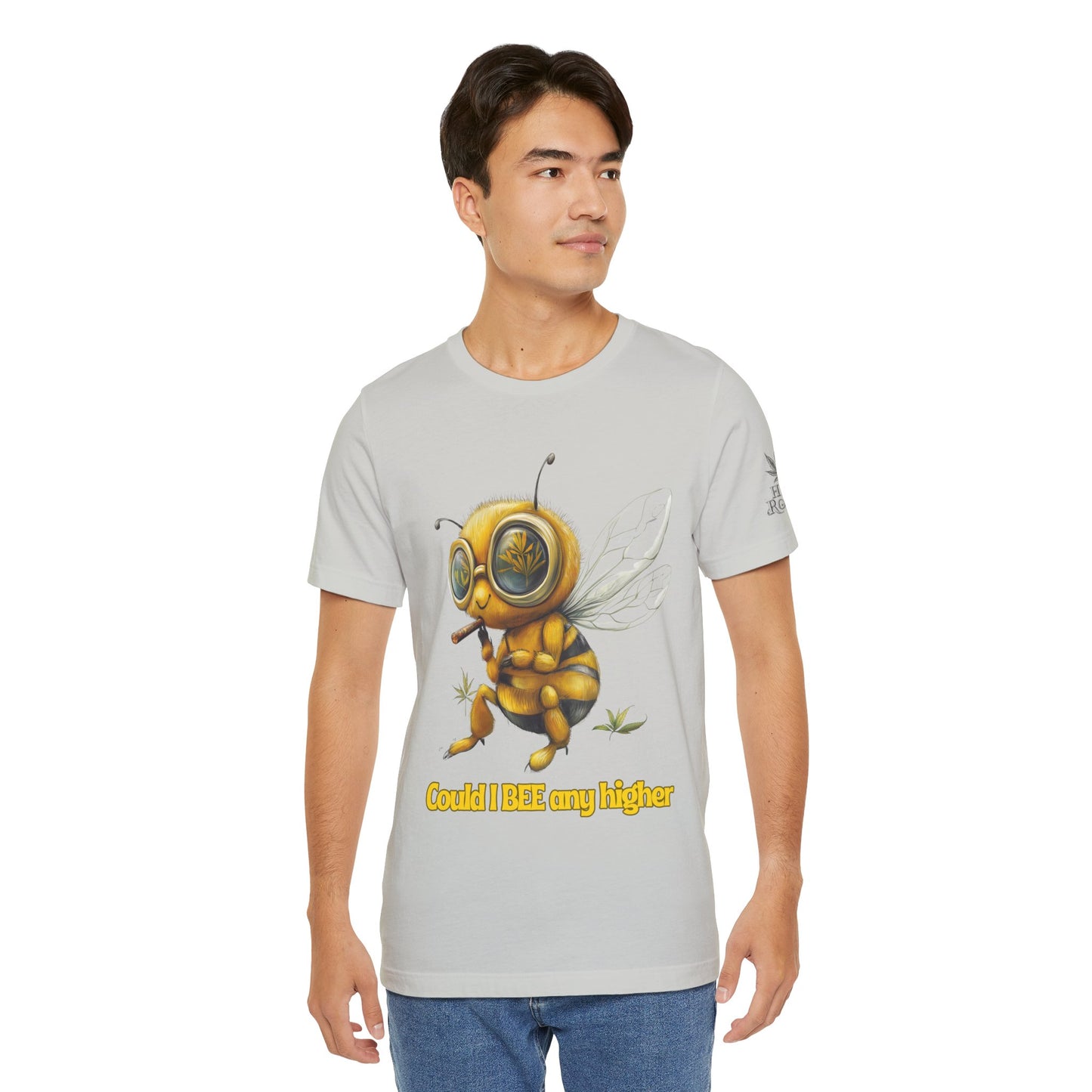 Could I BEE Any Higher - Funny Cannabis Bee 420 Unisex T-Shirt"