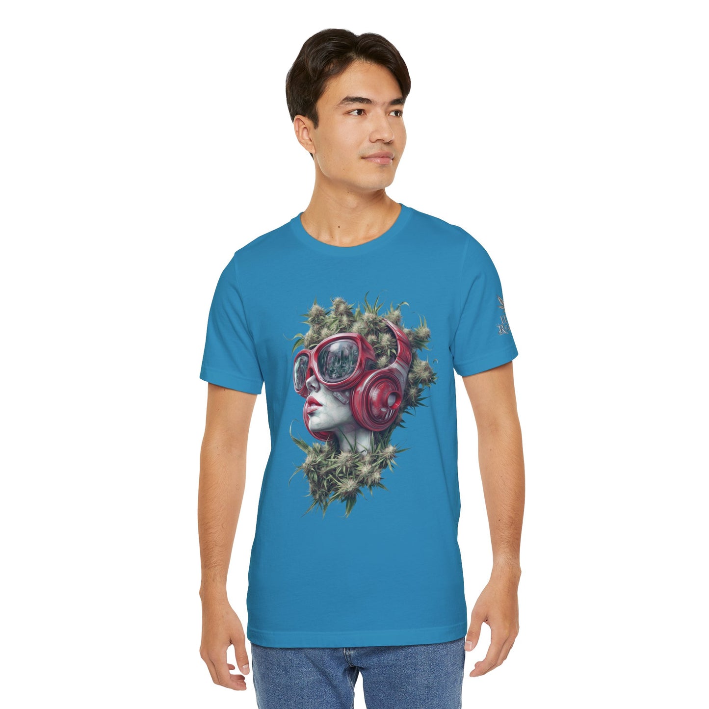 CANNABIS GODDESS TECH™ | PREMIUM FUTURISTIC ART TEE