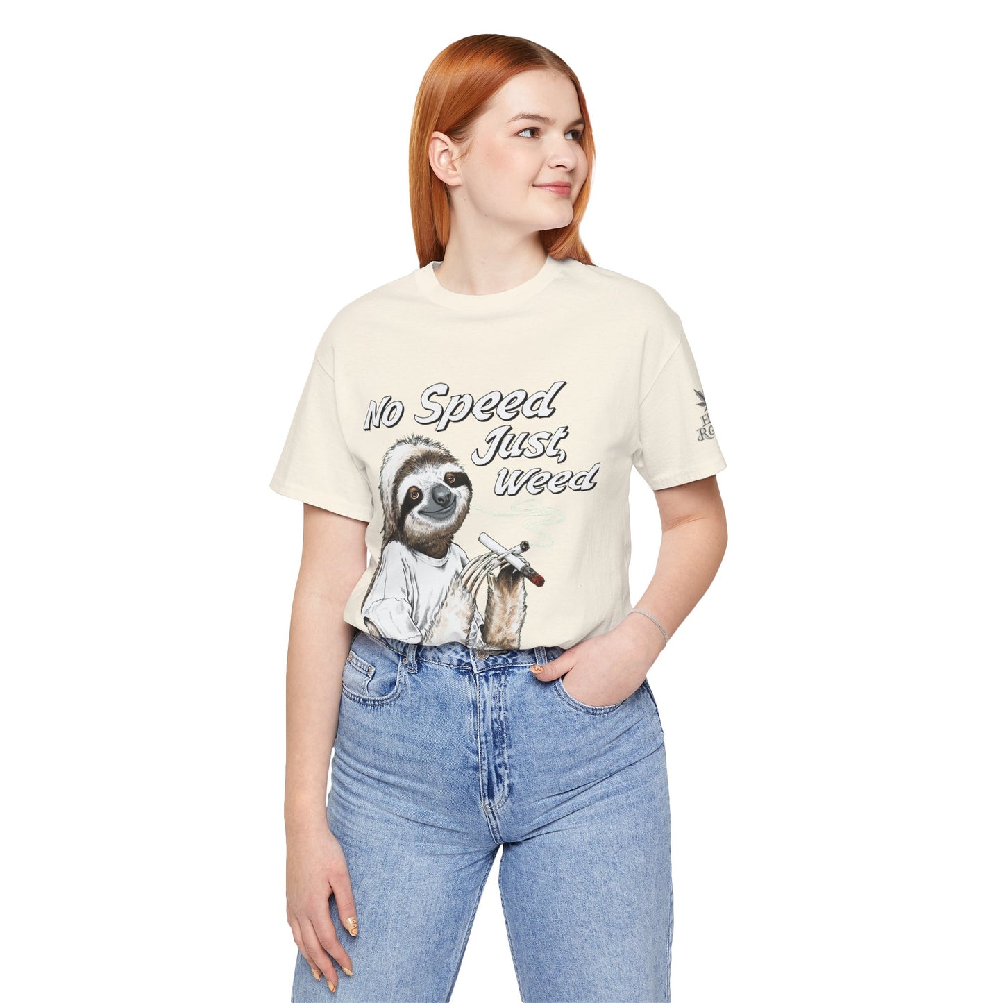 No Speed Just Weed™ | Premium Sloth Cannabis Tee - Chill Vibes Edition | High Roller