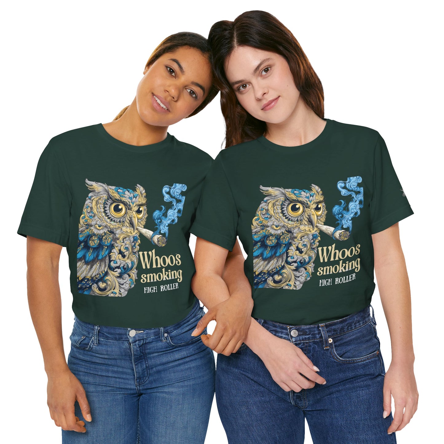 WHOOS SMOKING™ | PREMIUM WISDOM CANNABIS TEE