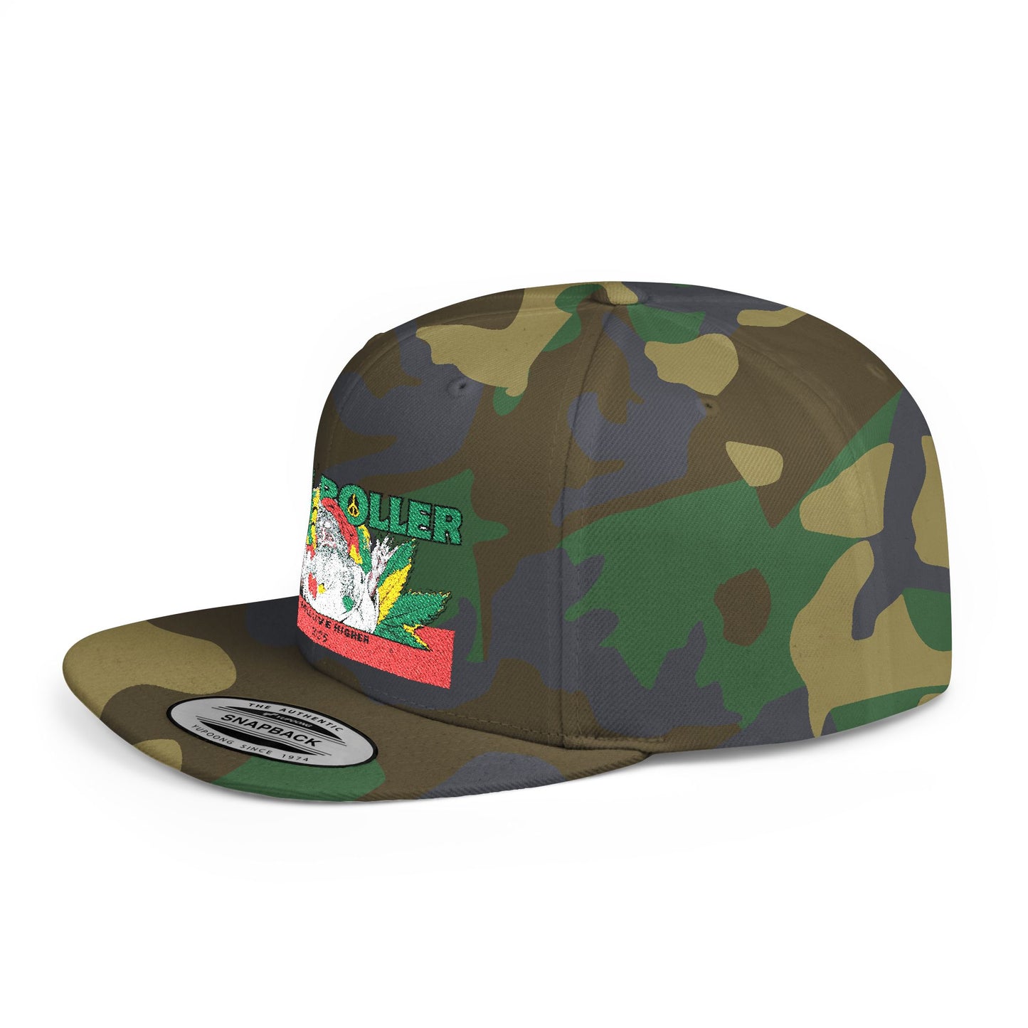 HIGH ROLLER Cannabis Culture Snapback Cap