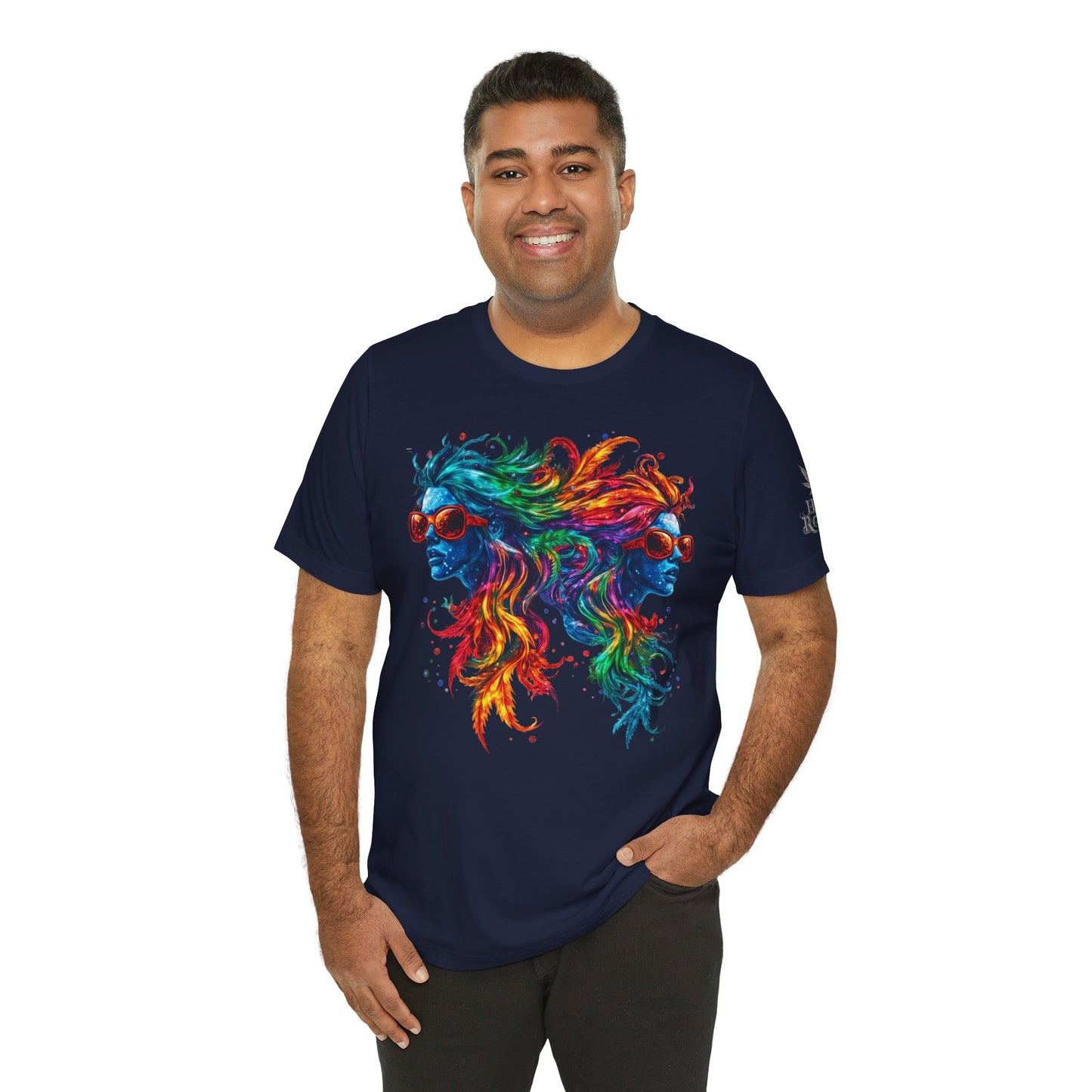 DUAL CONSCIOUSNESS™ | PREMIUM RAINBOW CANNABIS ART TEE