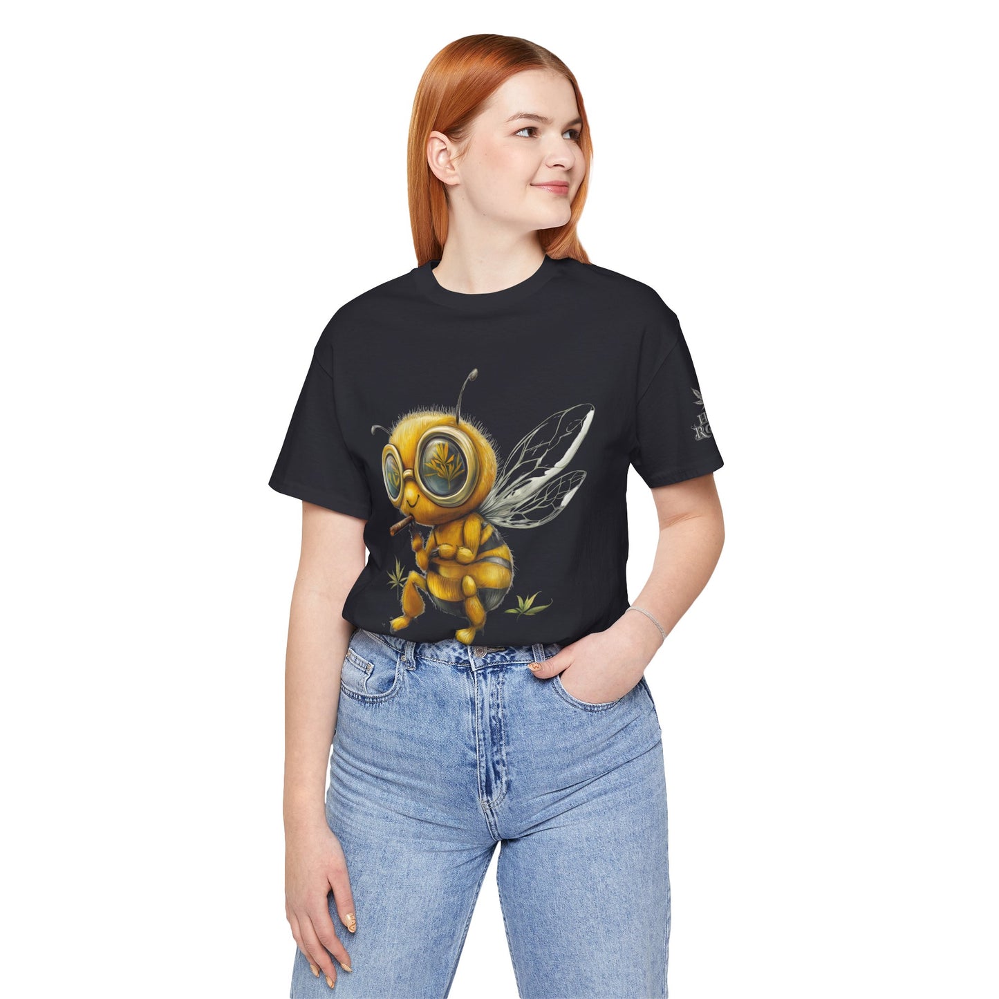 Could I BEE Any Higher - Funny Cannabis Bee 420 Unisex T-Shirt"