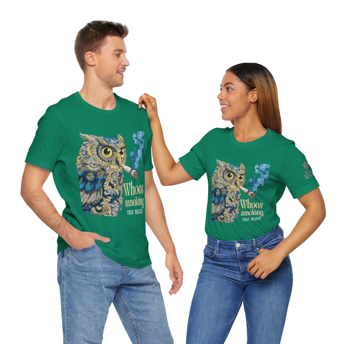 WHOOS SMOKING™ | PREMIUM WISDOM CANNABIS TEE
