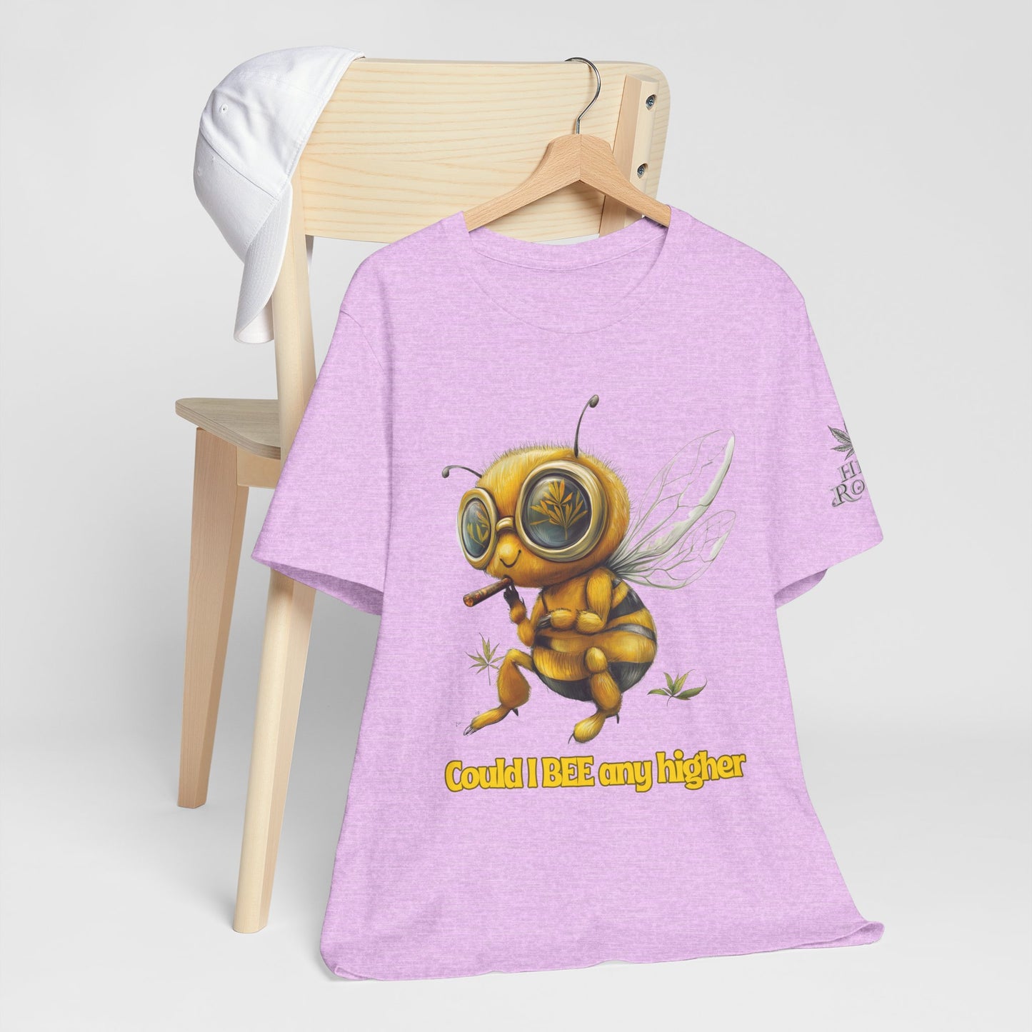 Could I BEE Any Higher - Funny Cannabis Bee 420 Unisex T-Shirt"