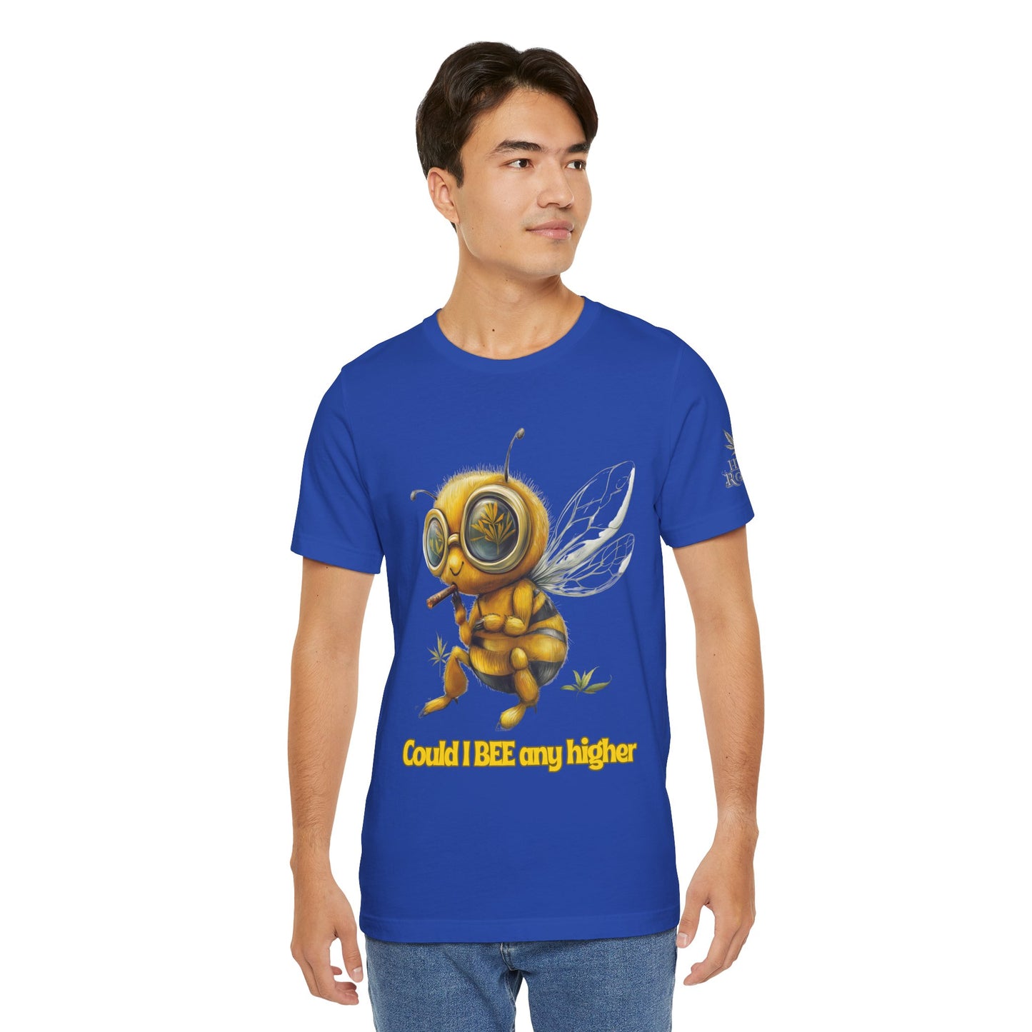 Could I BEE Any Higher - Funny Cannabis Bee 420 Unisex T-Shirt"