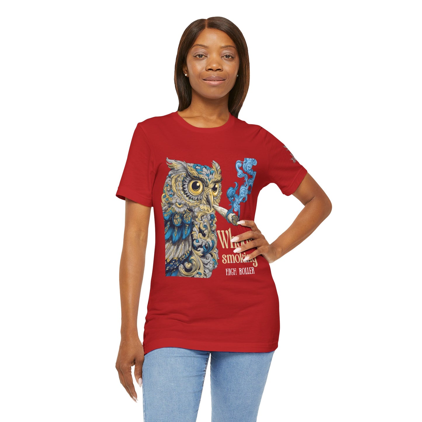 WHOOS SMOKING™ | PREMIUM WISDOM CANNABIS TEE