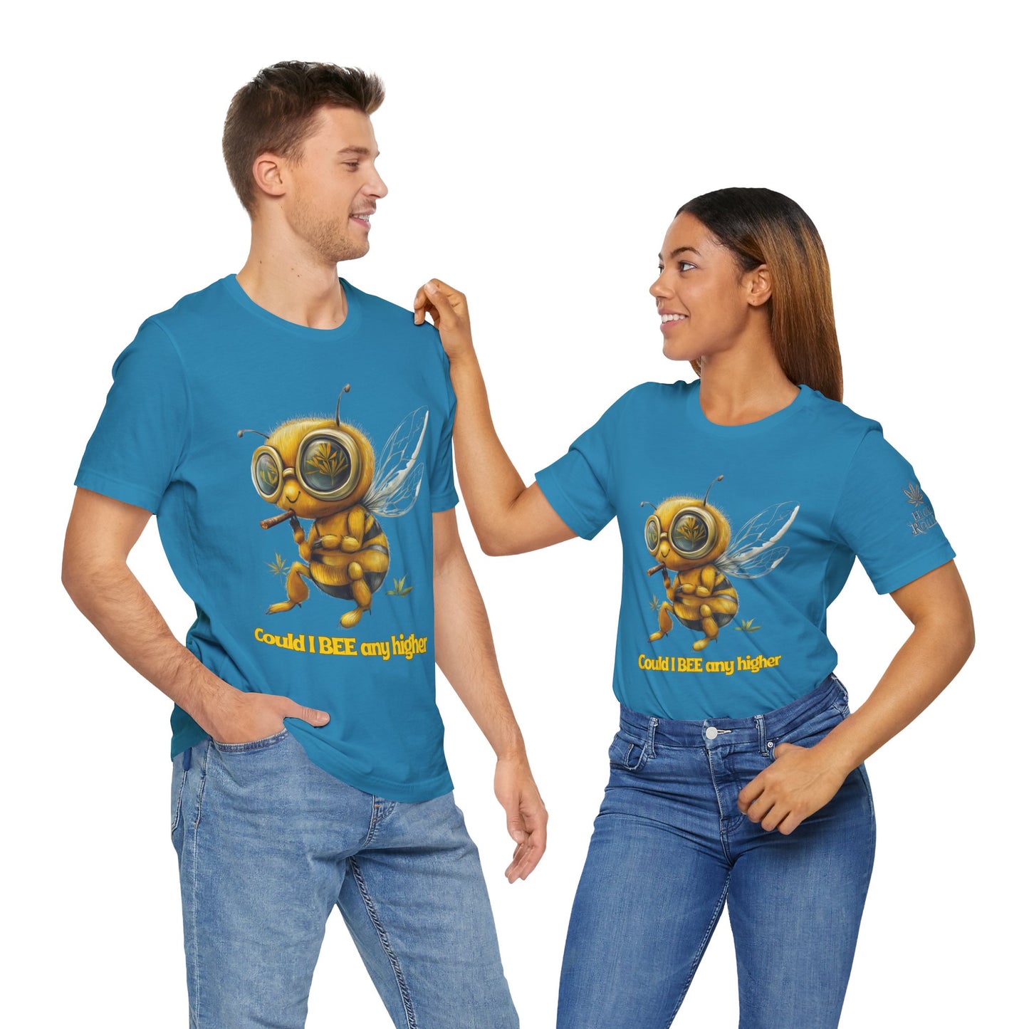 Could I BEE Any Higher - Funny Cannabis Bee 420 Unisex T-Shirt"