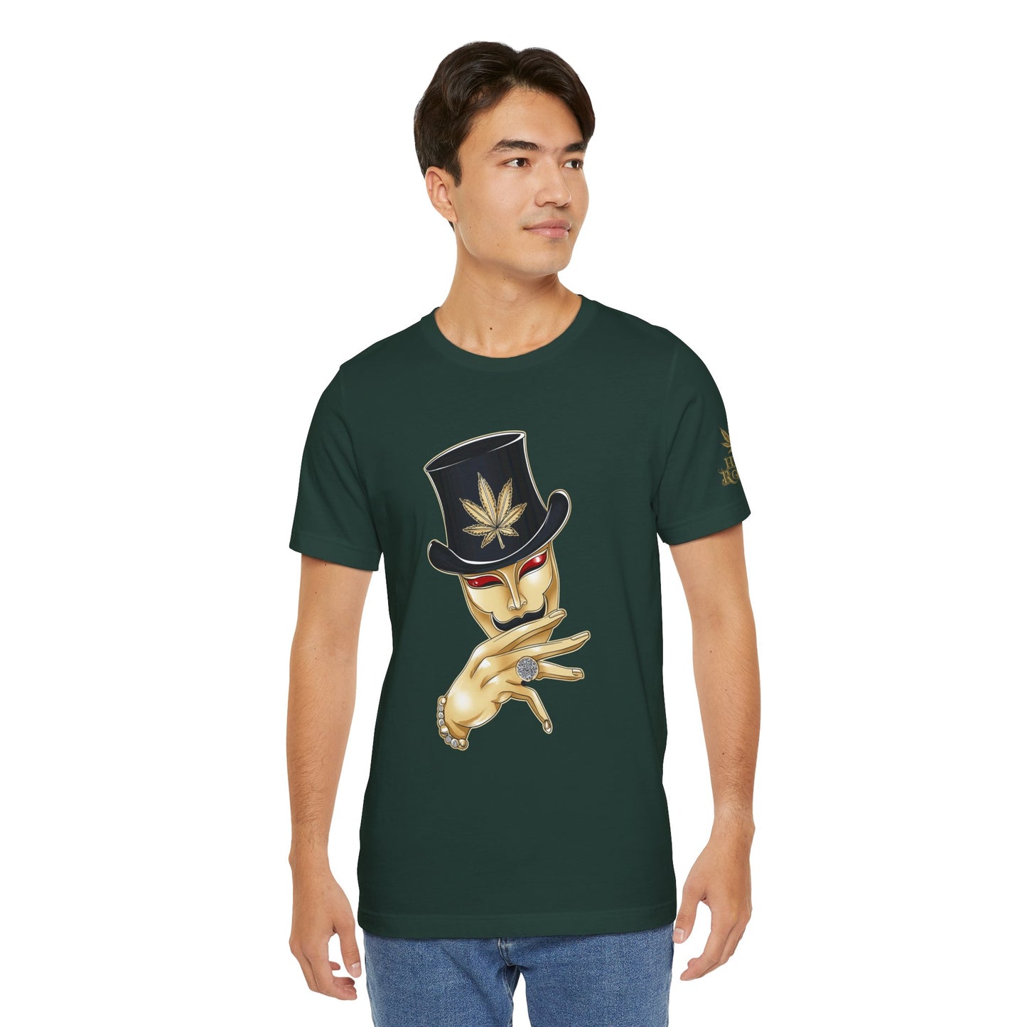 GENTLEMAN CANNABIS MASK™ | PREMIUM SOPHISTICATED ART TEE