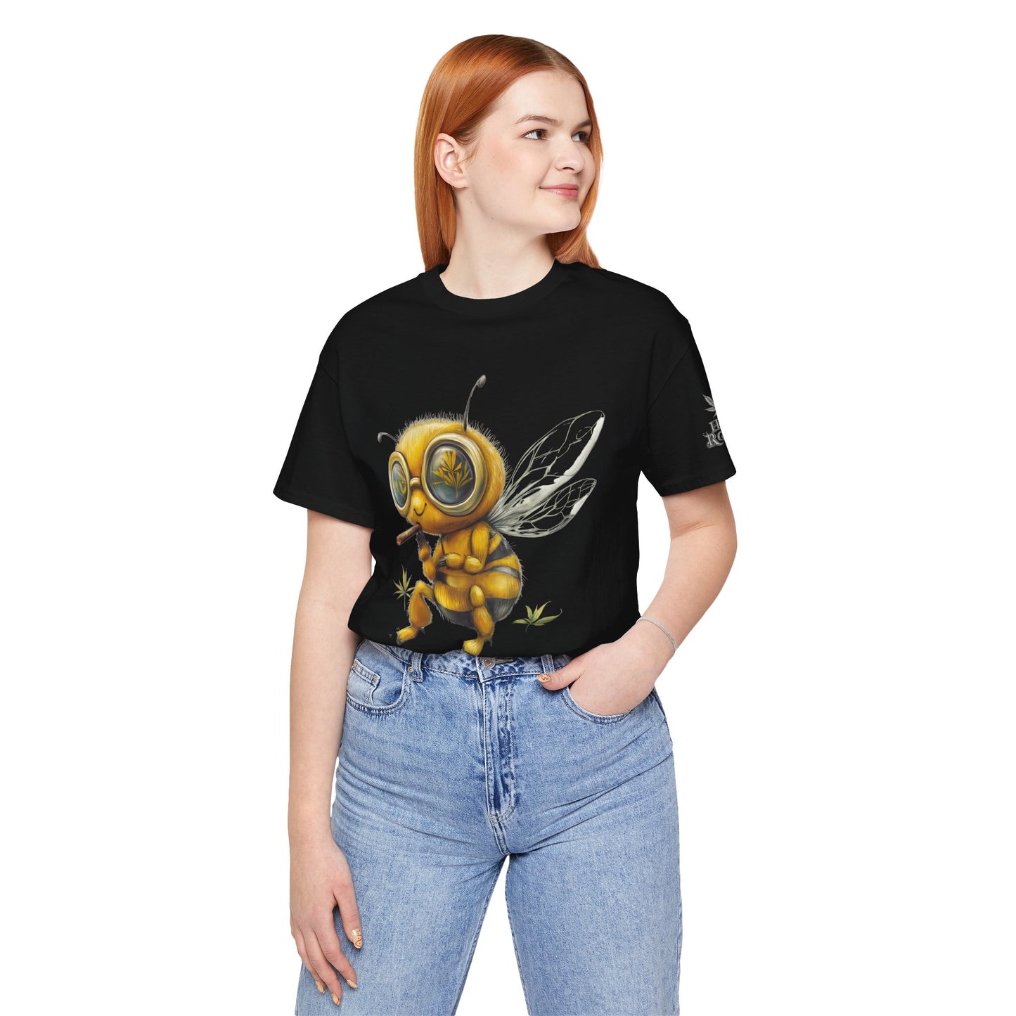 Could I BEE Any Higher - Funny Cannabis Bee 420 Unisex T-Shirt"