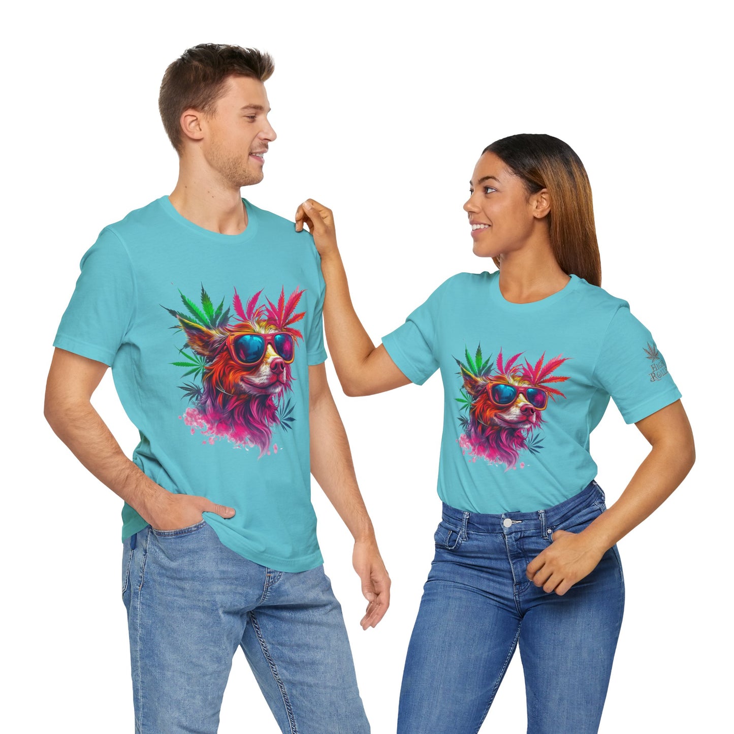PSYCHEDELIC CANNABIS DOG™ | PREMIUM TRIPPY ART TEE