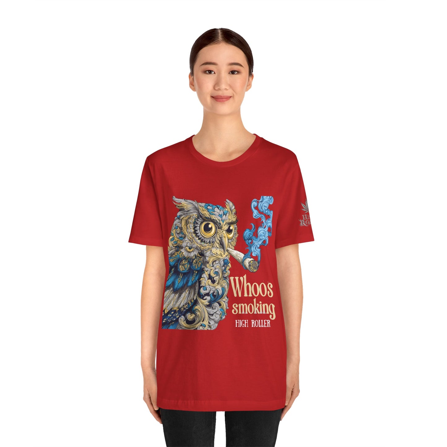 WHOOS SMOKING™ | PREMIUM WISDOM CANNABIS TEE