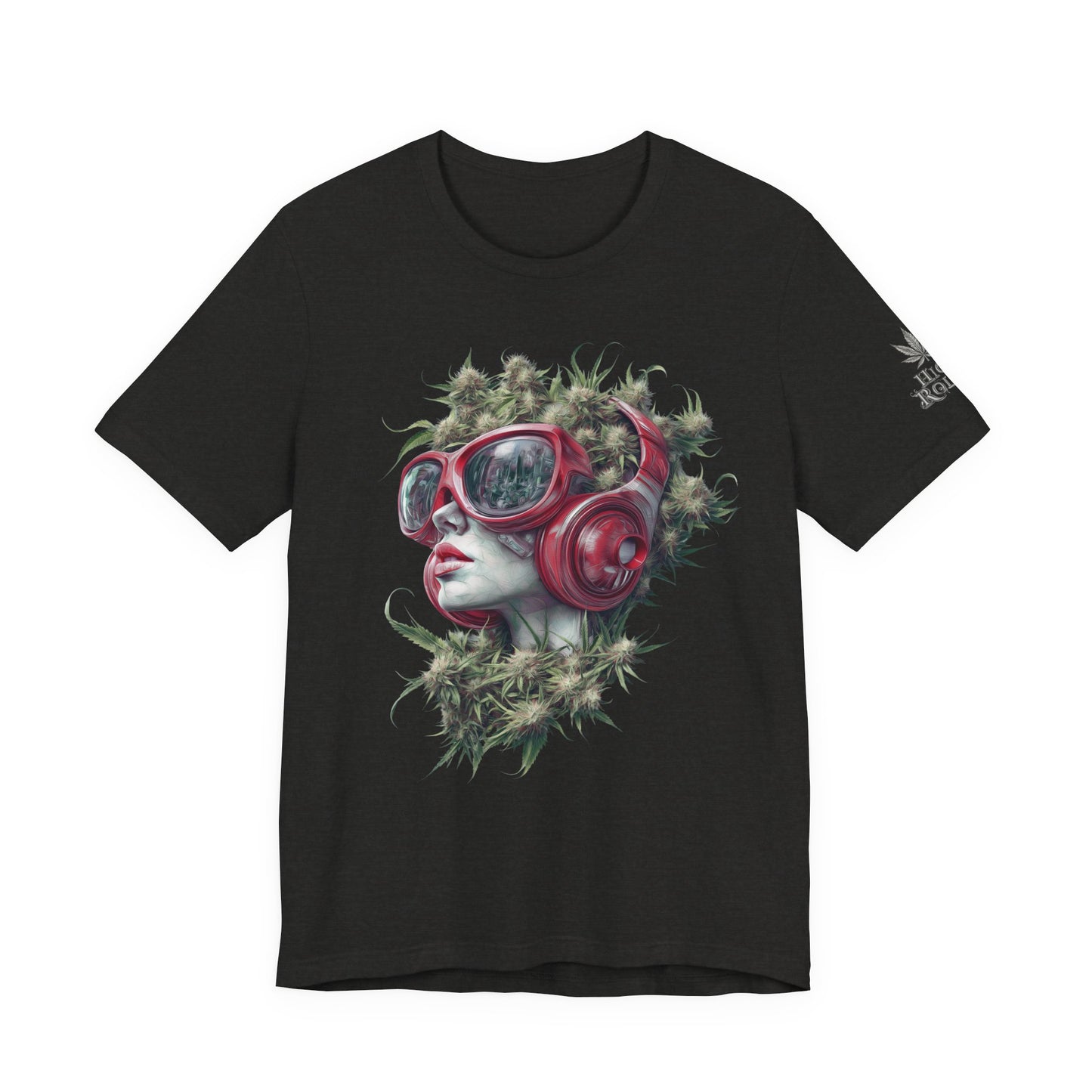CANNABIS GODDESS TECH™ | PREMIUM FUTURISTIC ART TEE