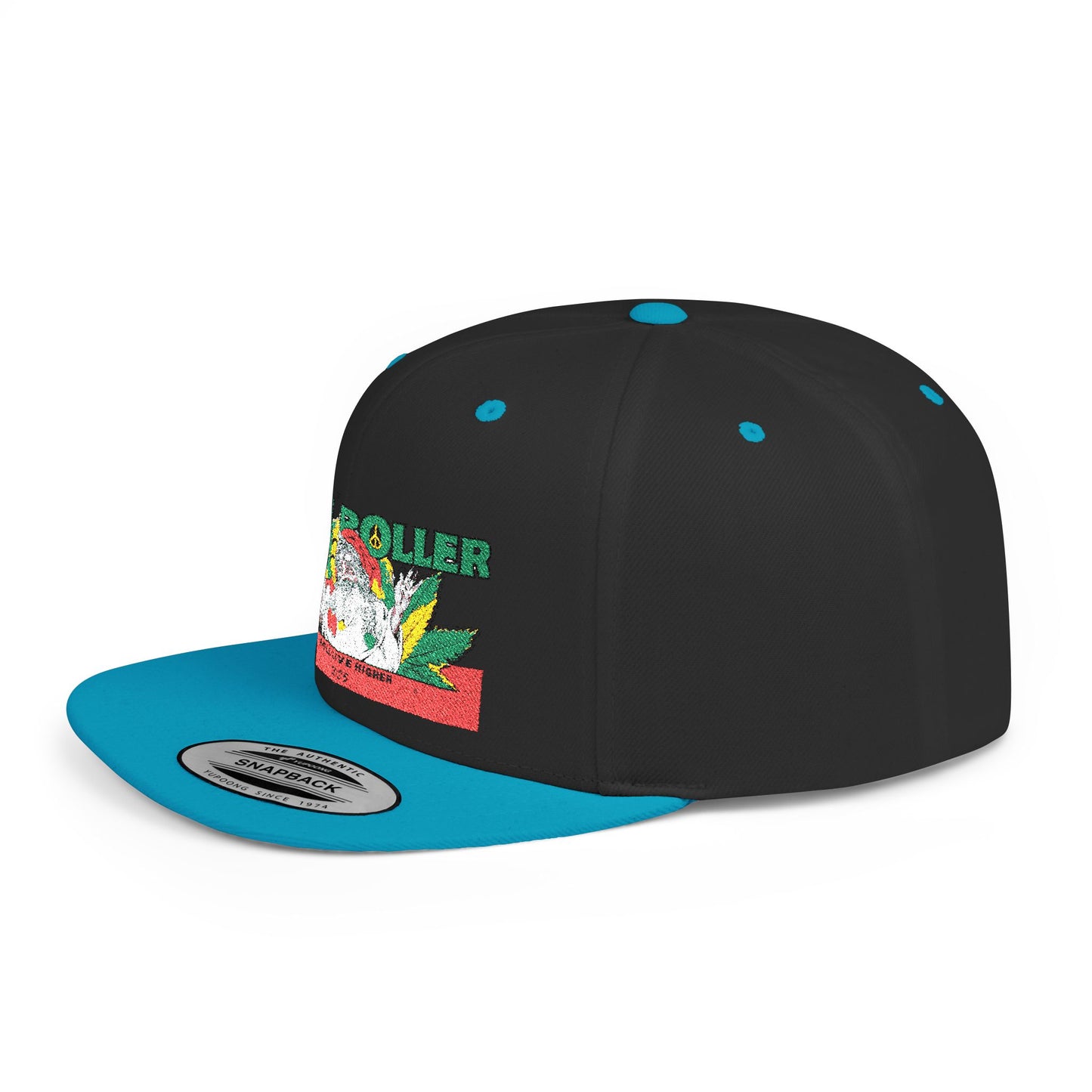 HIGH ROLLER Cannabis Culture Snapback Cap
