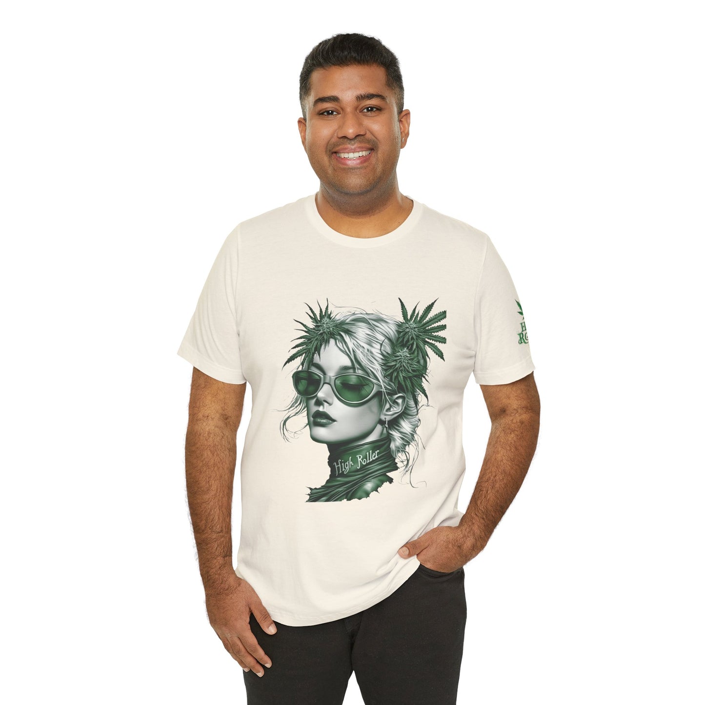 HIGH ROLLER CANNABIS GODDESS T-SHIRT