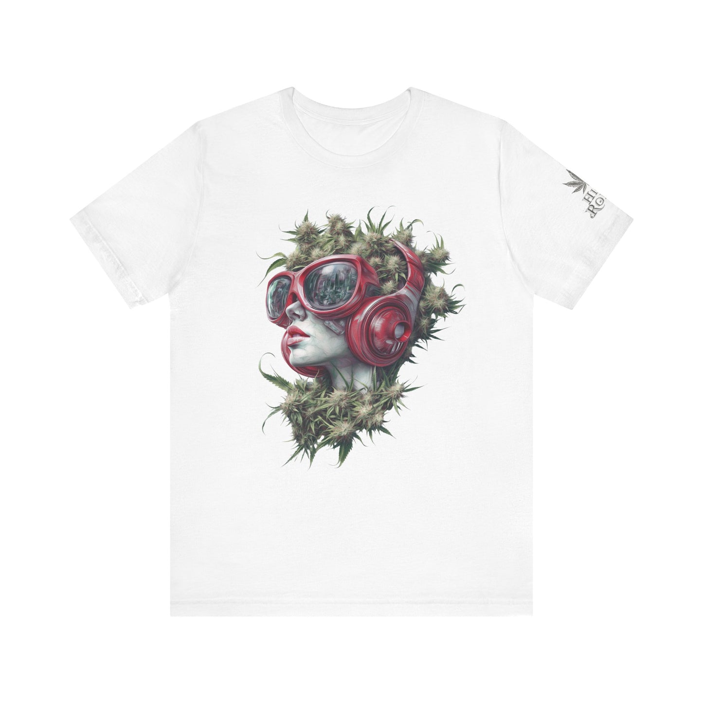 CANNABIS GODDESS TECH™ | PREMIUM FUTURISTIC ART TEE