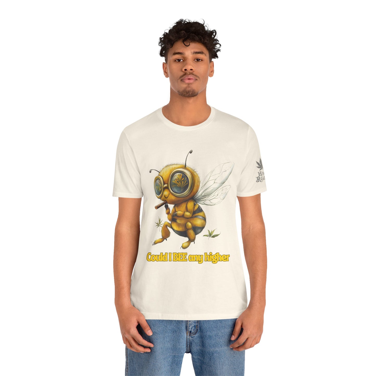 Could I BEE Any Higher - Funny Cannabis Bee 420 Unisex T-Shirt"