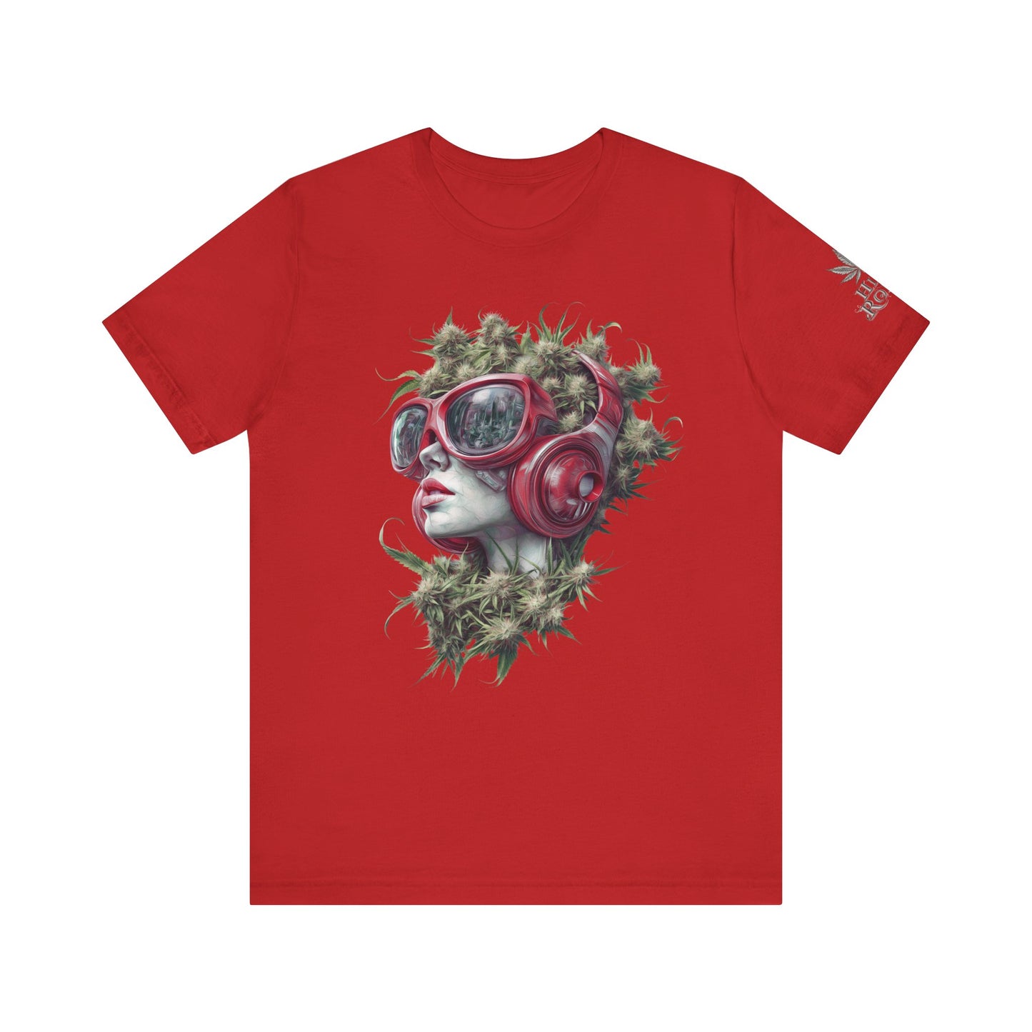 CANNABIS GODDESS TECH™ | PREMIUM FUTURISTIC ART TEE
