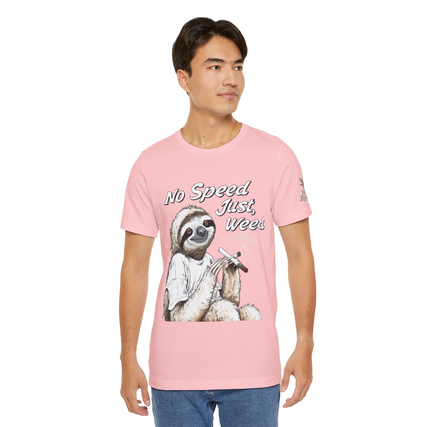 No Speed Just Weed™ | Premium Sloth Cannabis Tee - Chill Vibes Edition | High Roller