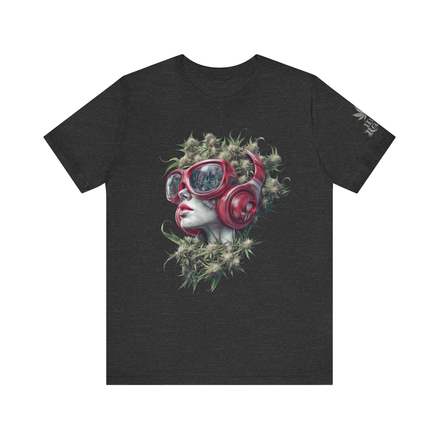 CANNABIS GODDESS TECH™ | PREMIUM FUTURISTIC ART TEE
