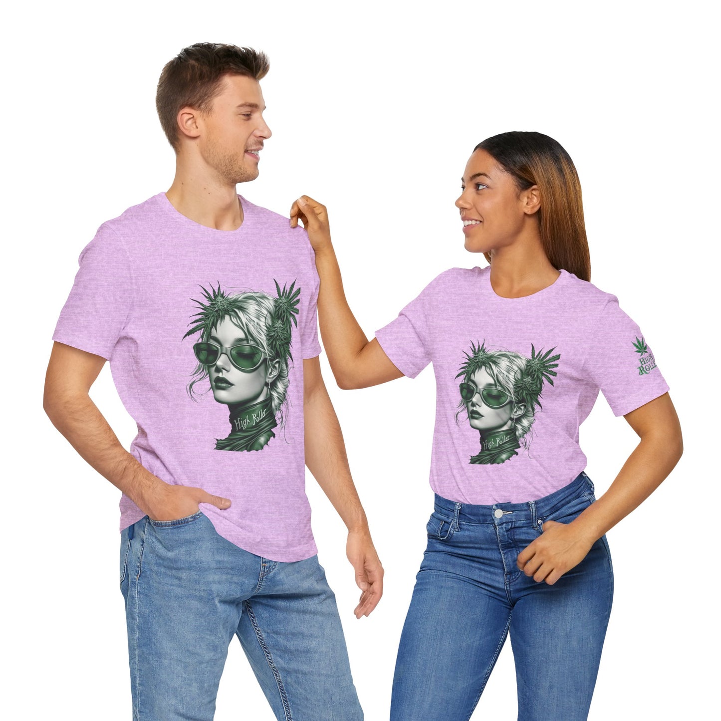 HIGH ROLLER CANNABIS GODDESS T-SHIRT