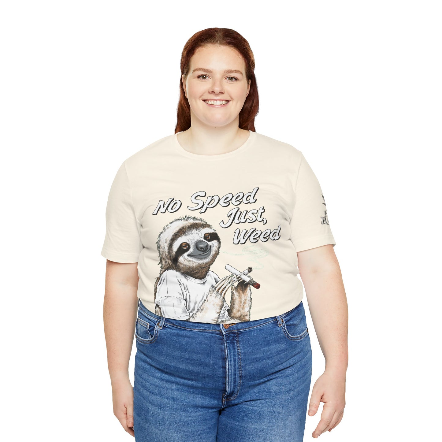 No Speed Just Weed™ | Premium Sloth Cannabis Tee - Chill Vibes Edition | High Roller