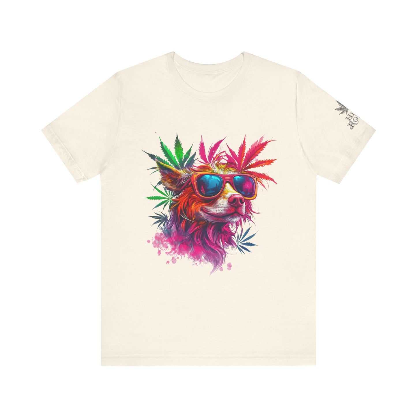 PSYCHEDELIC CANNABIS DOG™ | PREMIUM TRIPPY ART TEE