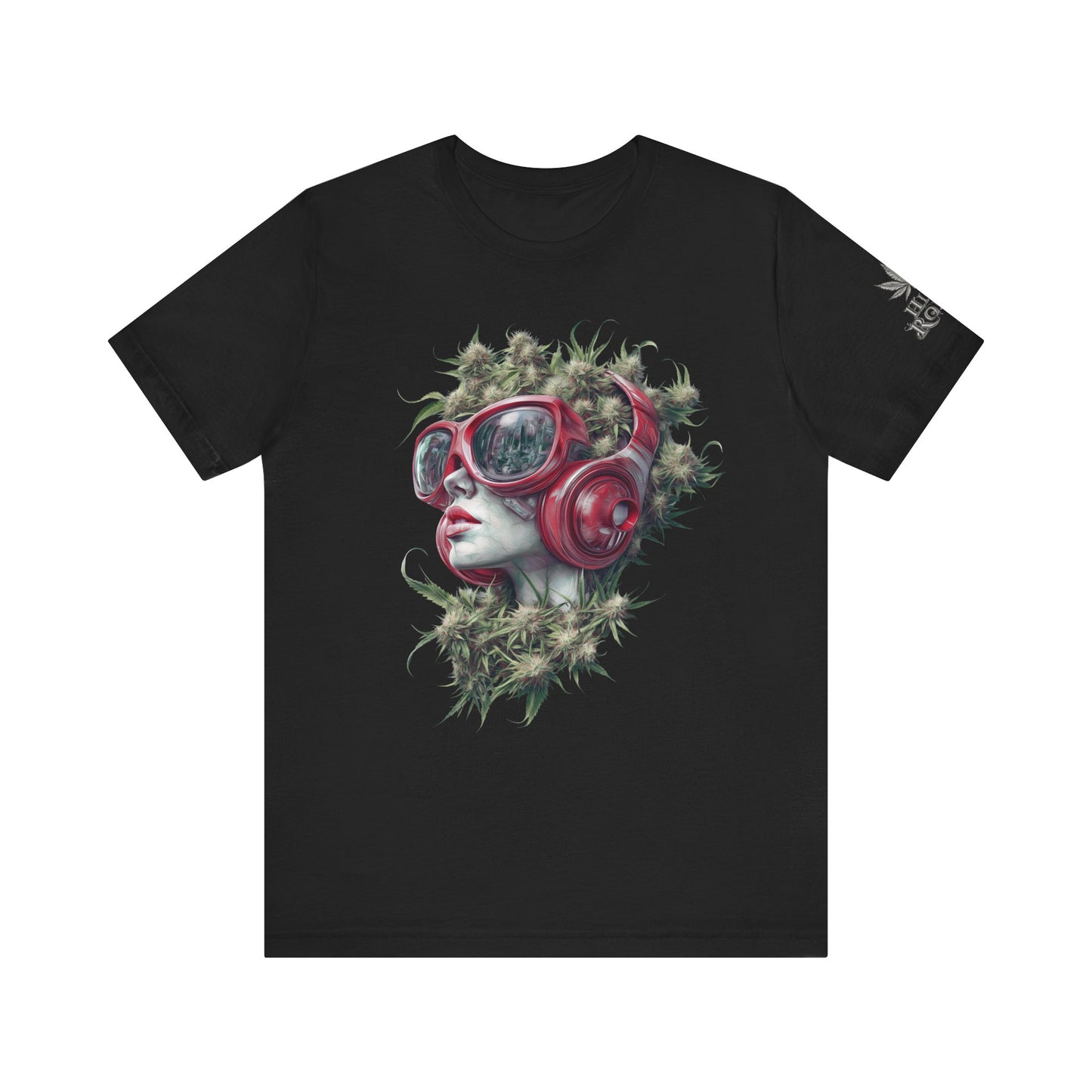 CANNABIS GODDESS TECH™ | PREMIUM FUTURISTIC ART TEE