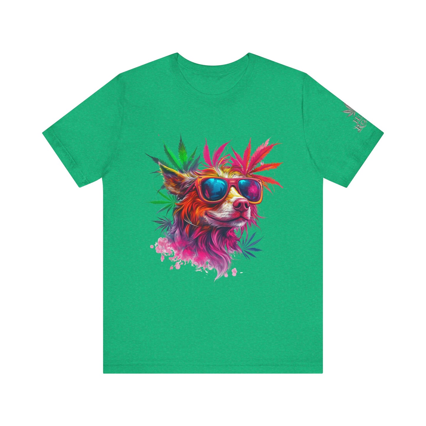 PSYCHEDELIC CANNABIS DOG™ | PREMIUM TRIPPY ART TEE
