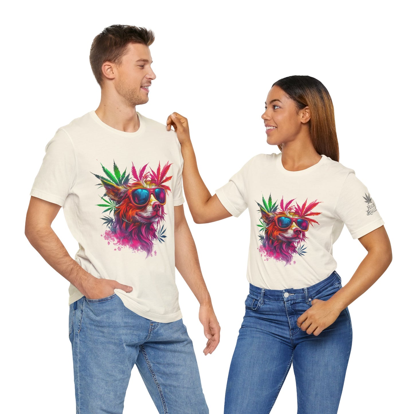 PSYCHEDELIC CANNABIS DOG™ | PREMIUM TRIPPY ART TEE