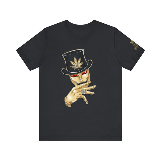 Golden Touch T-Shirt - Premium Airlume Cotton Cannabis Luxury Boss Art Tee