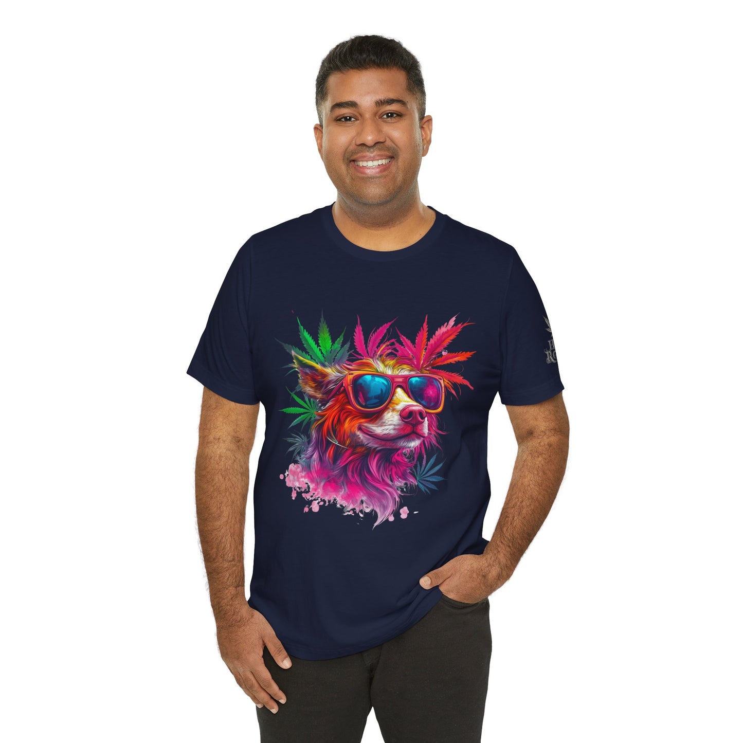 PSYCHEDELIC CANNABIS DOG™ | PREMIUM TRIPPY ART TEE