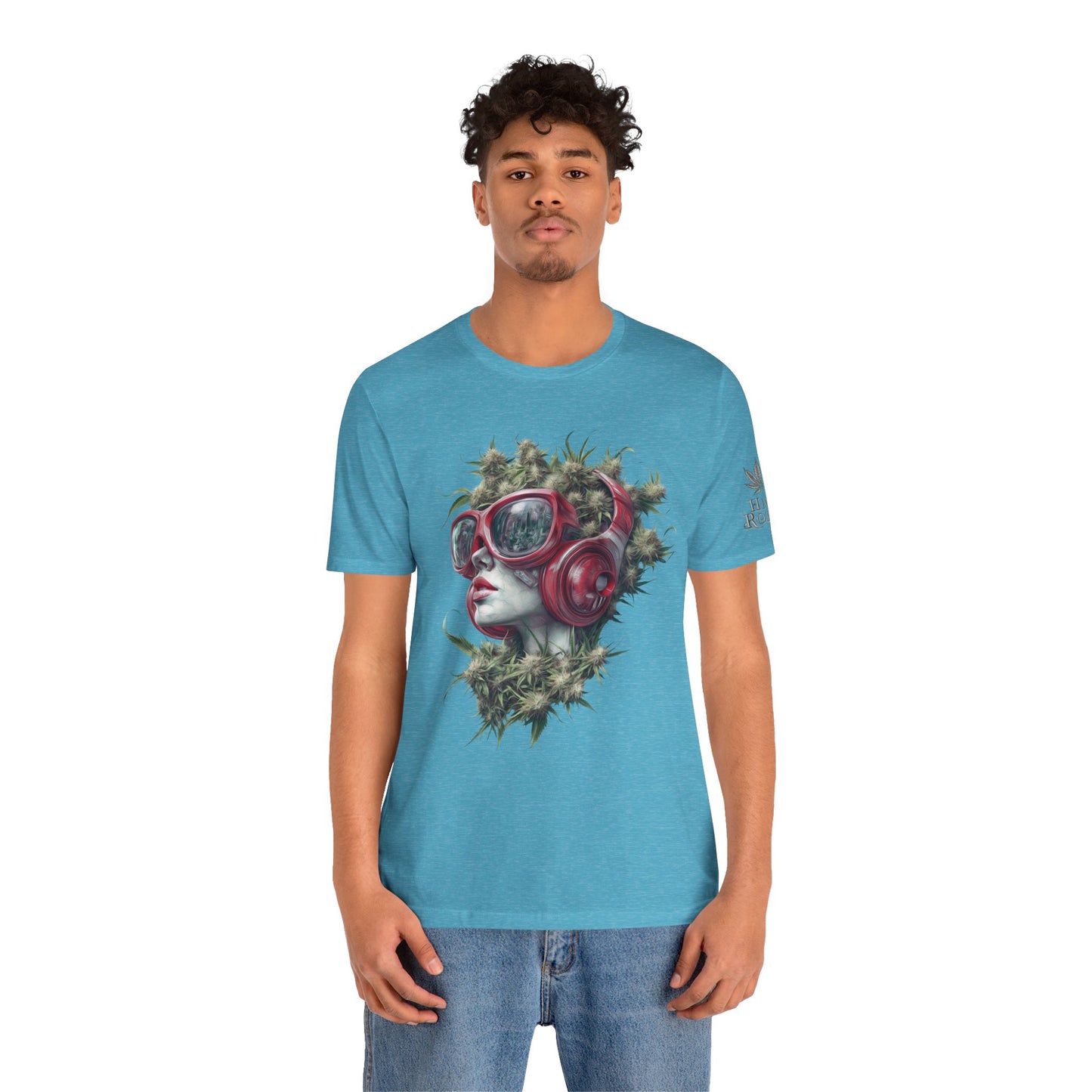 CANNABIS GODDESS TECH™ | PREMIUM FUTURISTIC ART TEE