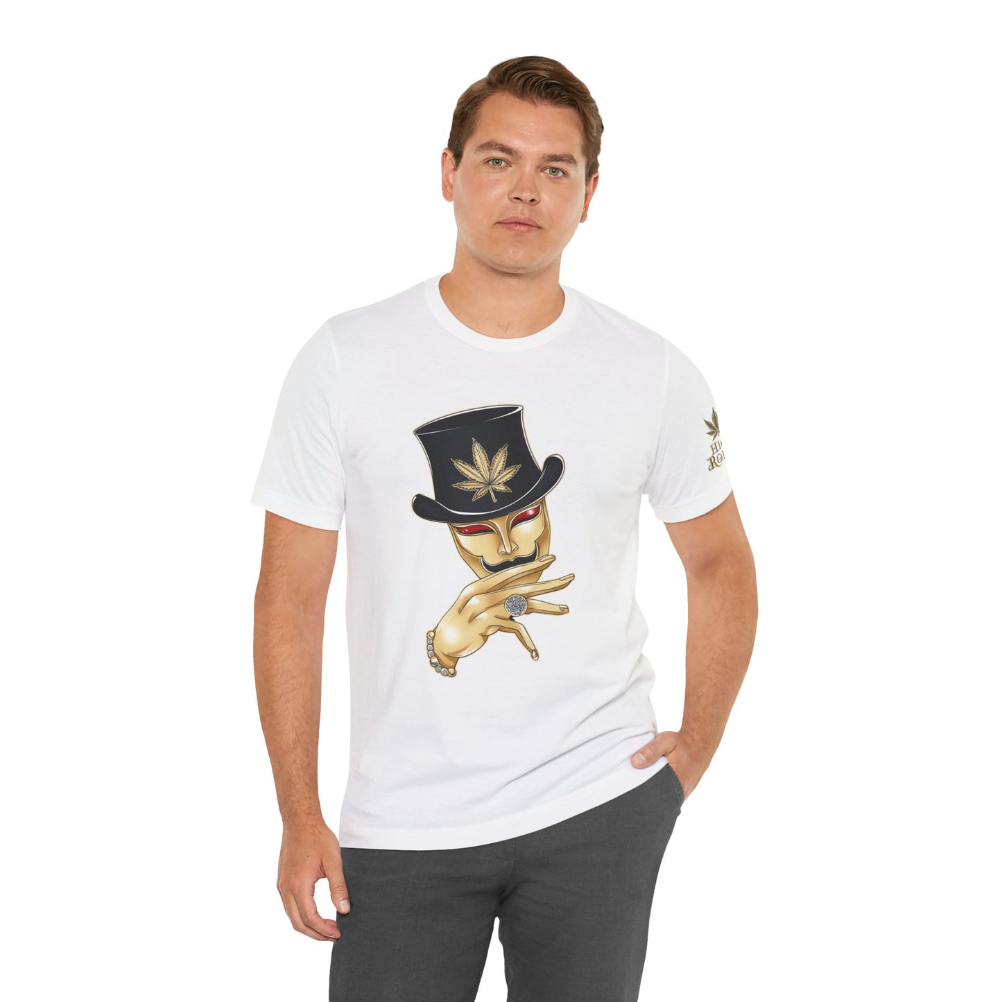 GENTLEMAN CANNABIS MASK™ | PREMIUM SOPHISTICATED ART TEE