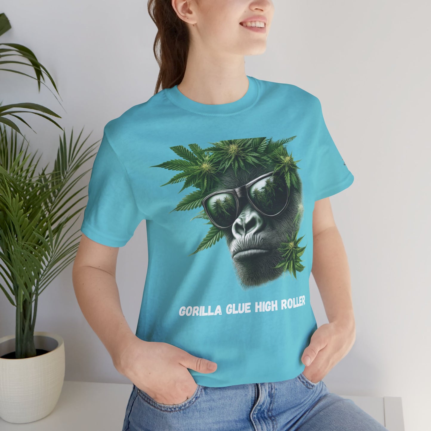 Gorilla Glue Cannabis Tee - Strain Culture Art Design | High Roller