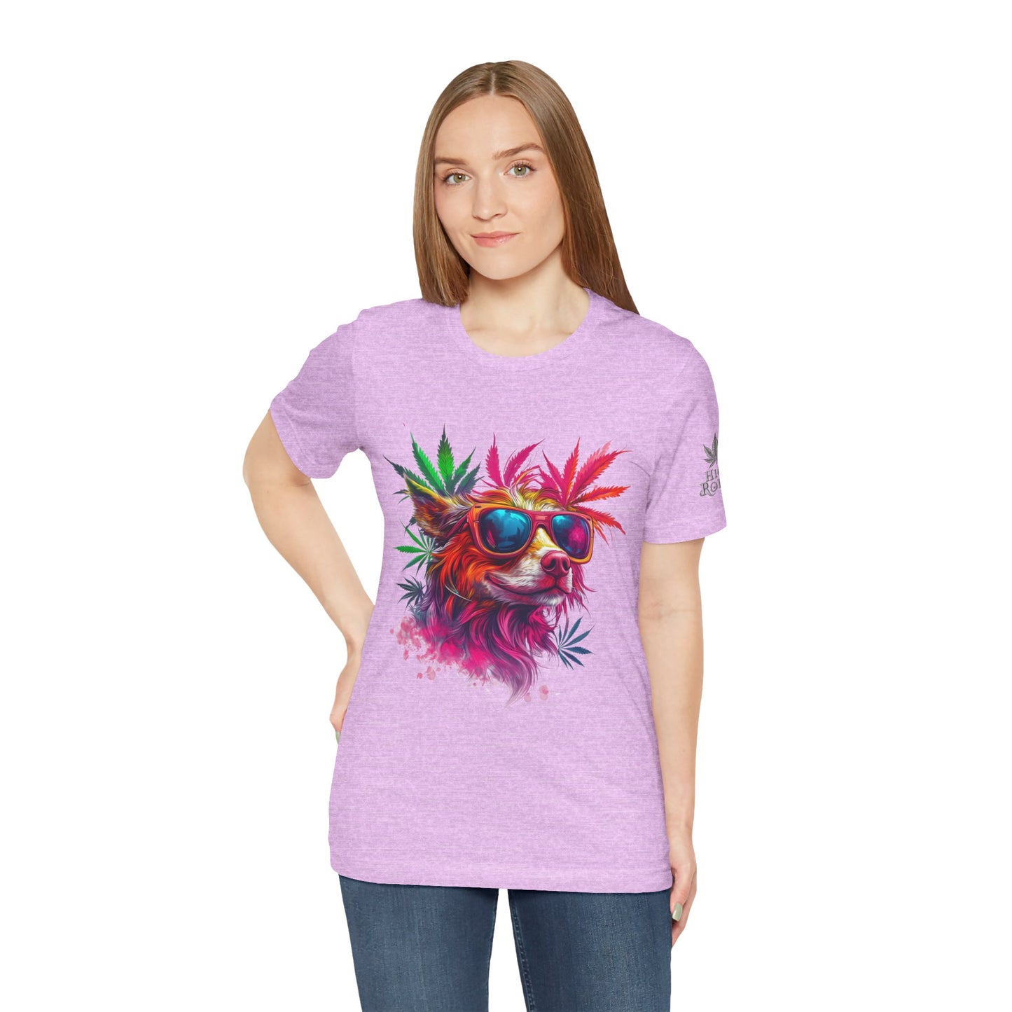 PSYCHEDELIC CANNABIS DOG™ | PREMIUM TRIPPY ART TEE