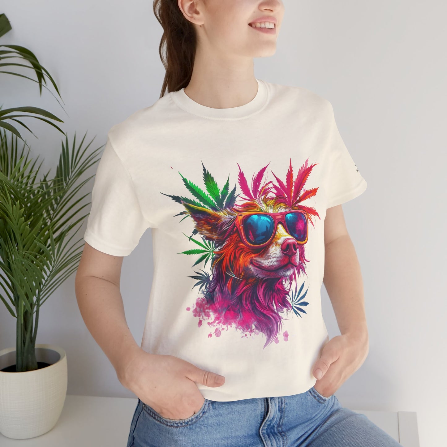 PSYCHEDELIC CANNABIS DOG™ | PREMIUM TRIPPY ART TEE