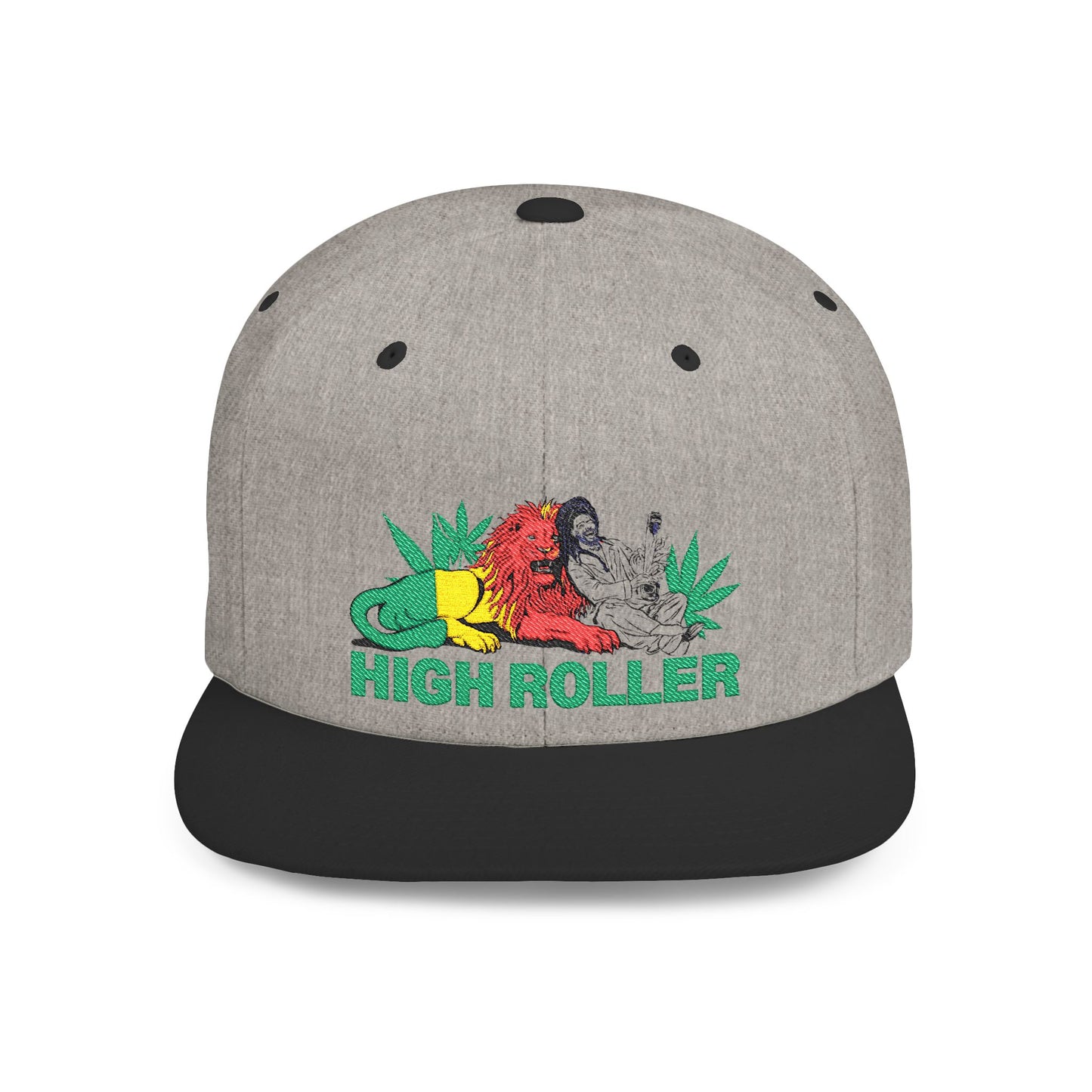 HIGH ROLLER Rastafarian Sage Snapback Cap
