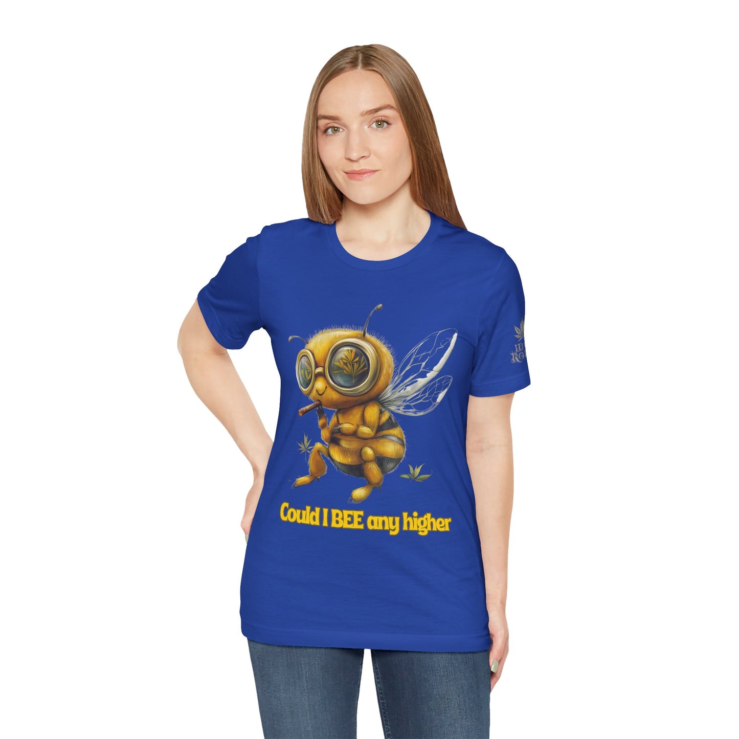 Could I BEE Any Higher - Funny Cannabis Bee 420 Unisex T-Shirt"