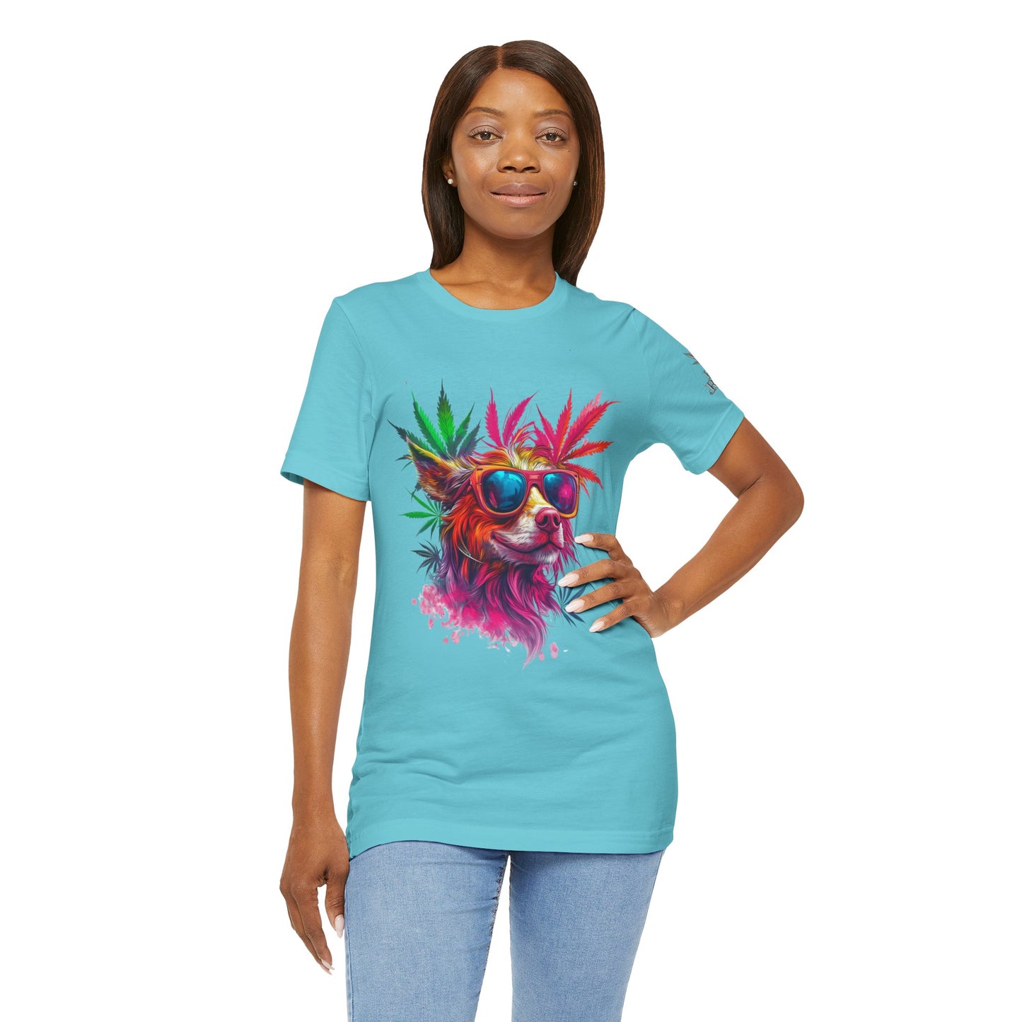 PSYCHEDELIC CANNABIS DOG™ | PREMIUM TRIPPY ART TEE