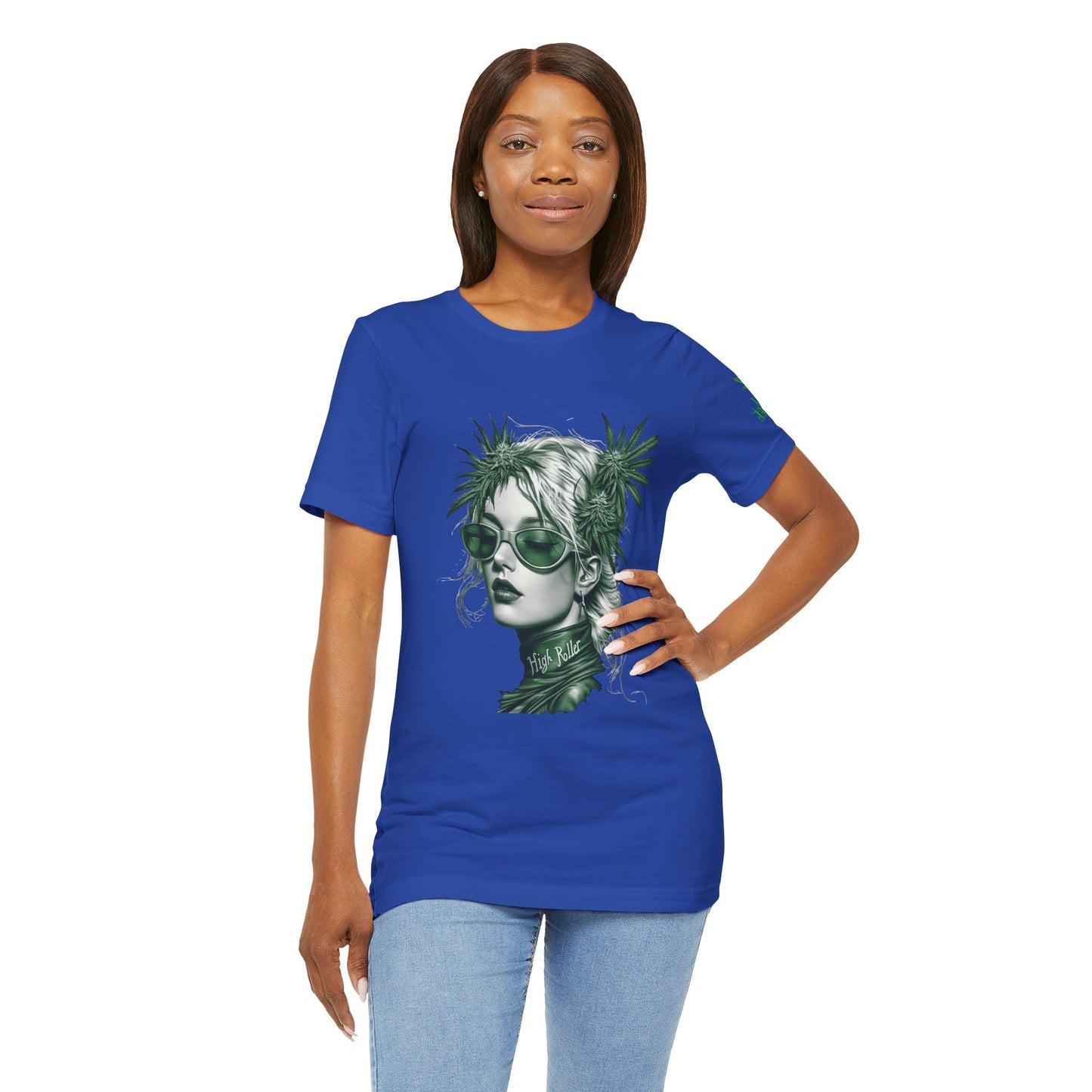 HIGH ROLLER CANNABIS GODDESS T-SHIRT