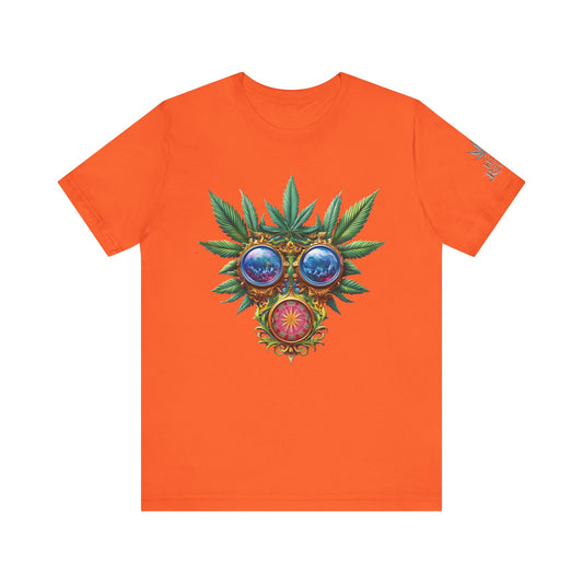 Third Eye Vision T-Shirt - Premium Airlume Cotton Cannabis Kaleidoscope Art Tee