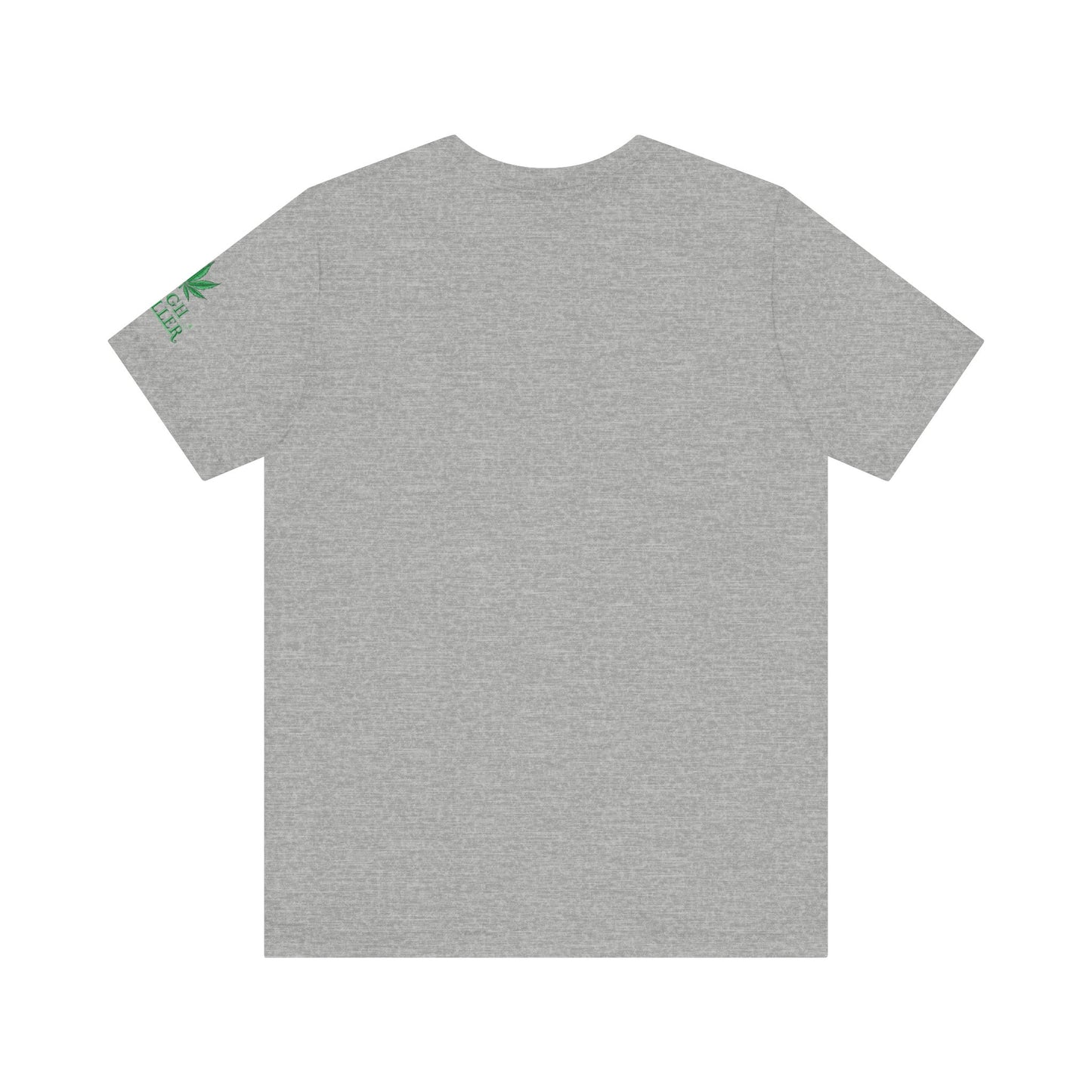 Cannabis Crest Wreath Tee - Botanical Elegance Art Design | High Roller
