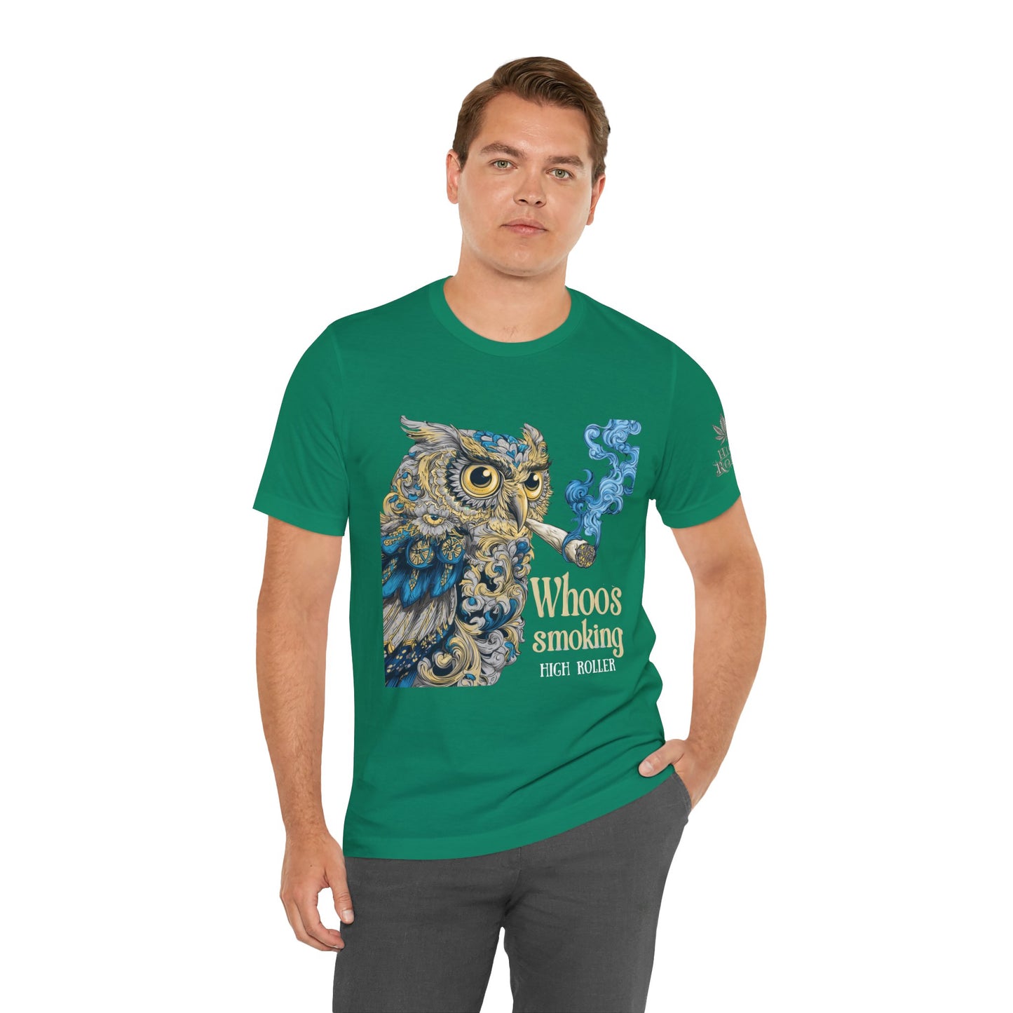 WHOOS SMOKING™ | PREMIUM WISDOM CANNABIS TEE