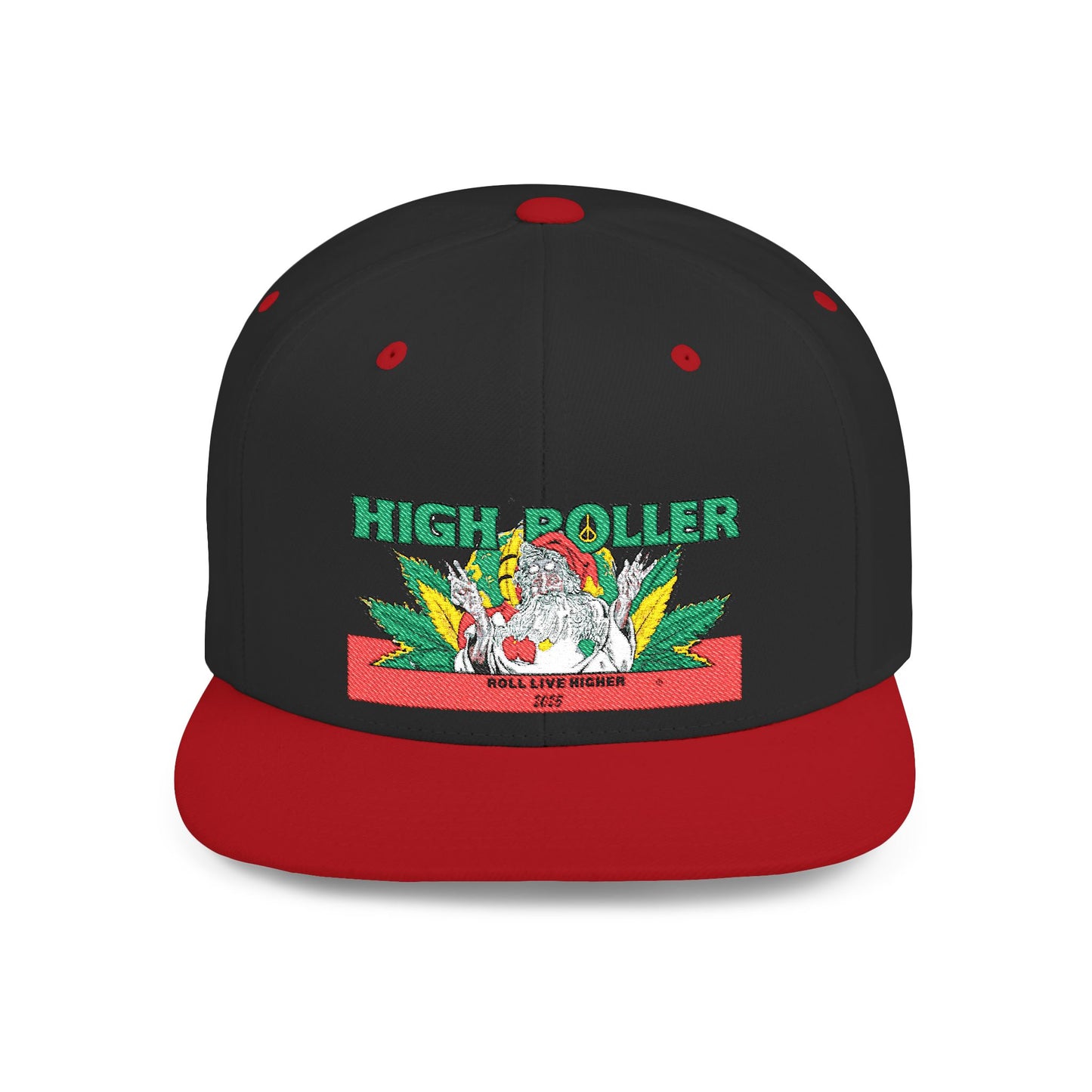 HIGH ROLLER Cannabis Culture Snapback Cap