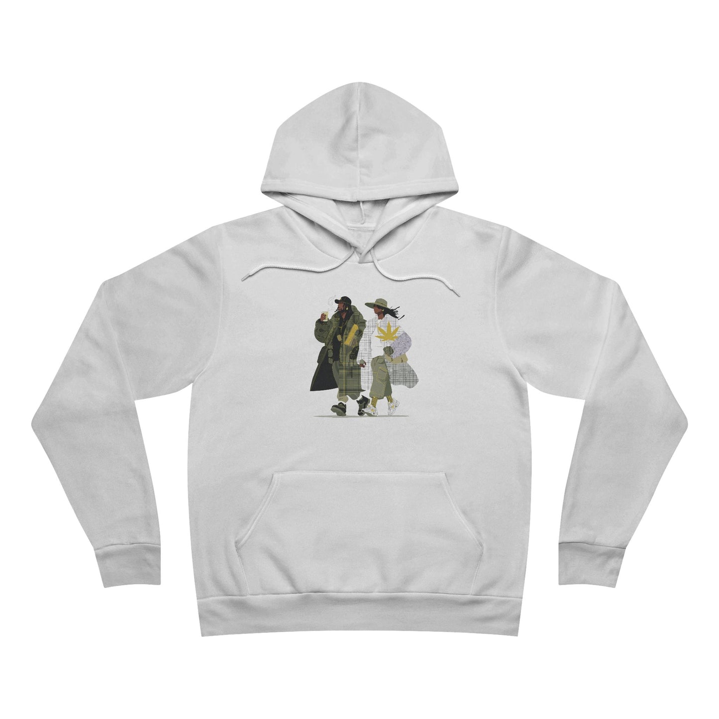 Cannabis Culture Duo Hoodie - Hip Hop Legends Art Design | High Roller
