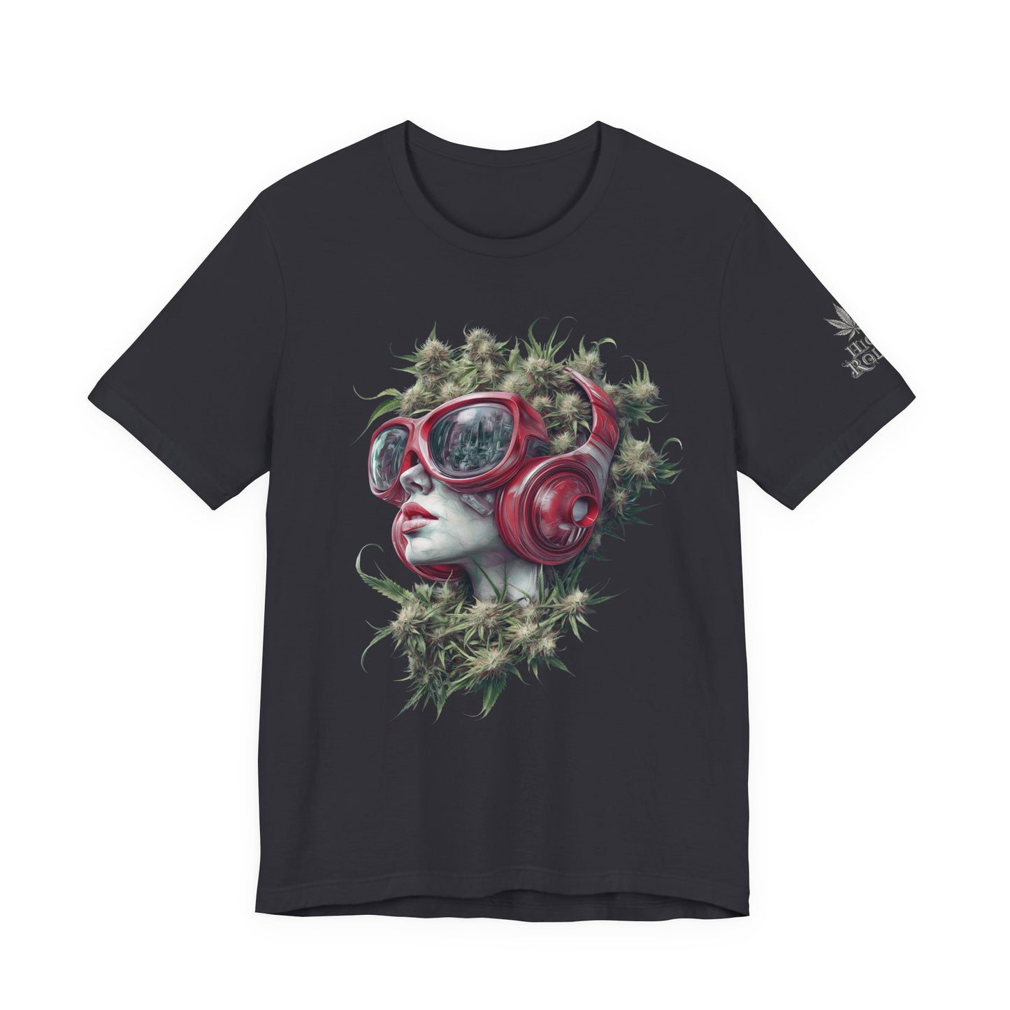 CANNABIS GODDESS TECH™ | PREMIUM FUTURISTIC ART TEE