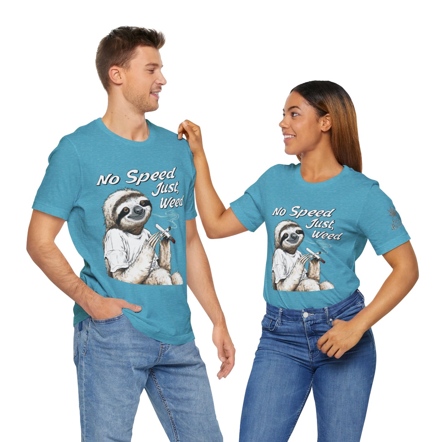 No Speed Just Weed™ | Premium Sloth Cannabis Tee - Chill Vibes Edition | High Roller