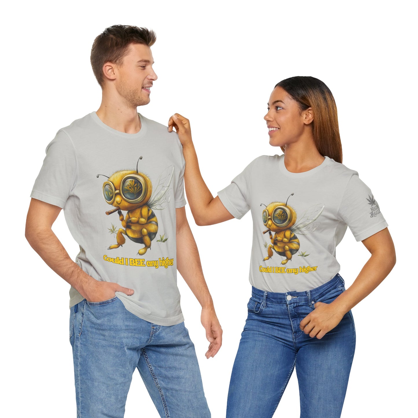 Could I BEE Any Higher - Funny Cannabis Bee 420 Unisex T-Shirt"